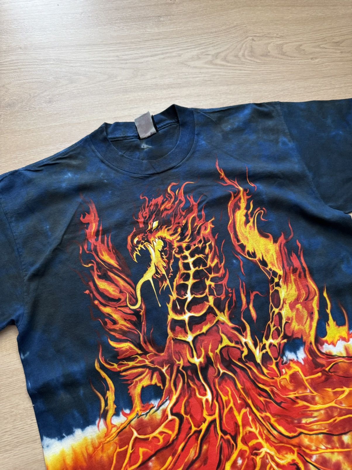 Liquid Blue Vintage 90’s Liquid Blue All Over Print Dragon Made In USA Size US L / EU 52-54 / 3 - 3 Thumbnail