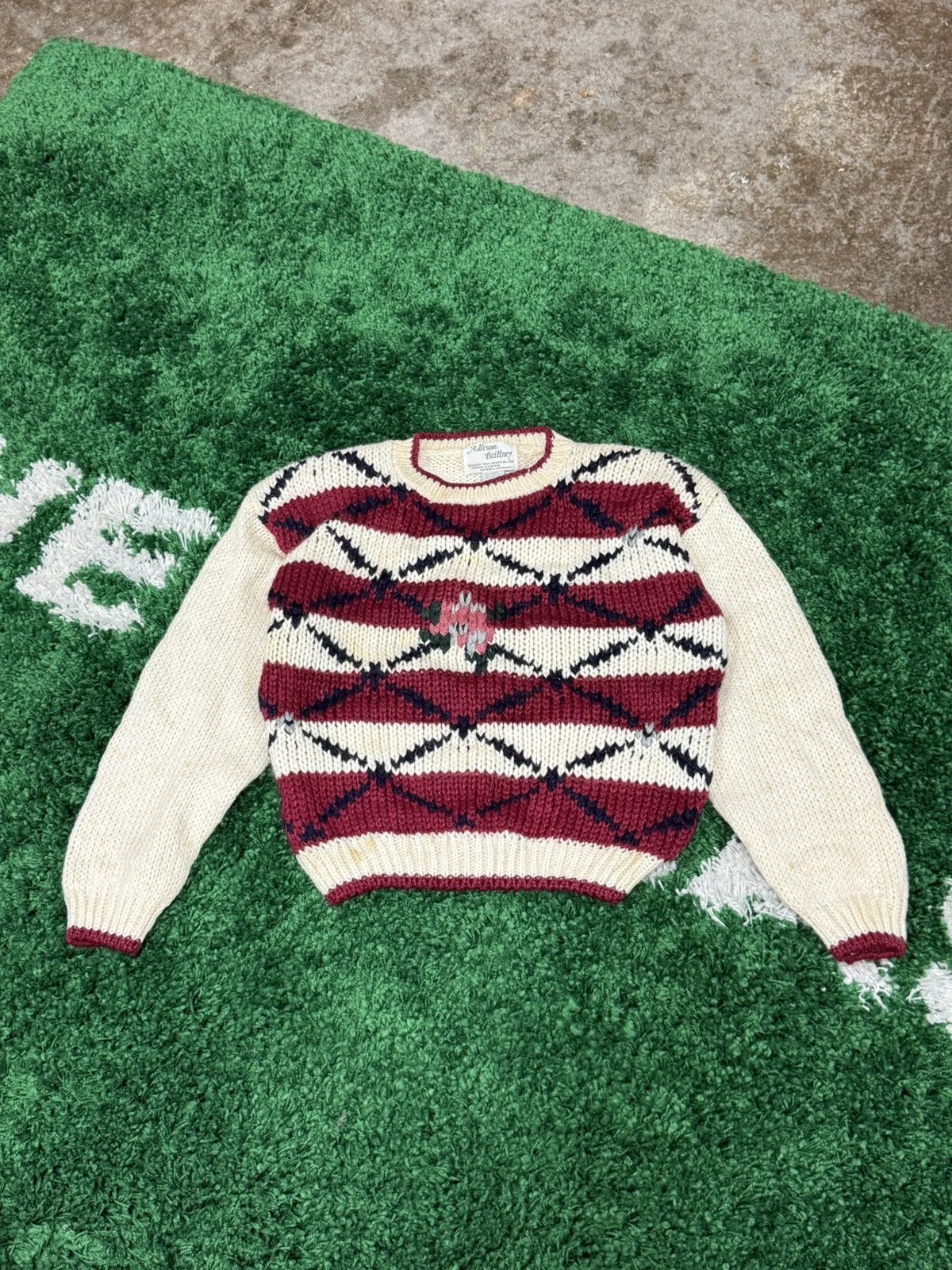 Vintage Vintage Allison Brittney Knitted Sweater Knit Medium Size M / US 6-8 / IT 42-44 - 1 Thumbnail