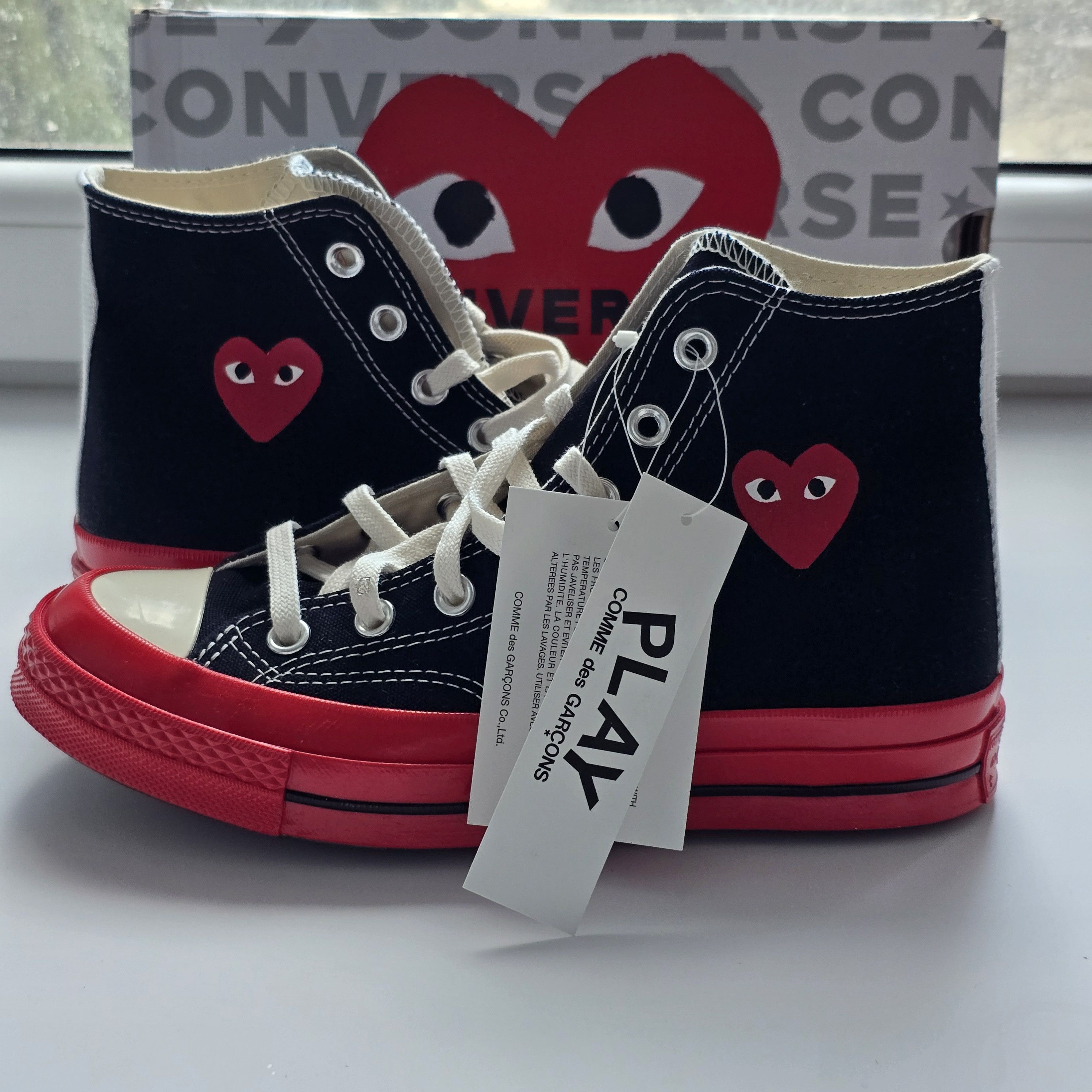 Comme des Garcons PLAY × Converse Converse Chuck 70 x Comme des Garçons PLAY Size US 7.5 / IT 37.5 - 5 Thumbnail