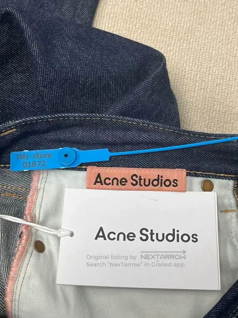 Acne Studios Acne Studios Solid-Color Low-Waist Zippered Loose Wide-Leg Size 28" / US 6 / IT 42 - 4 Thumbnail