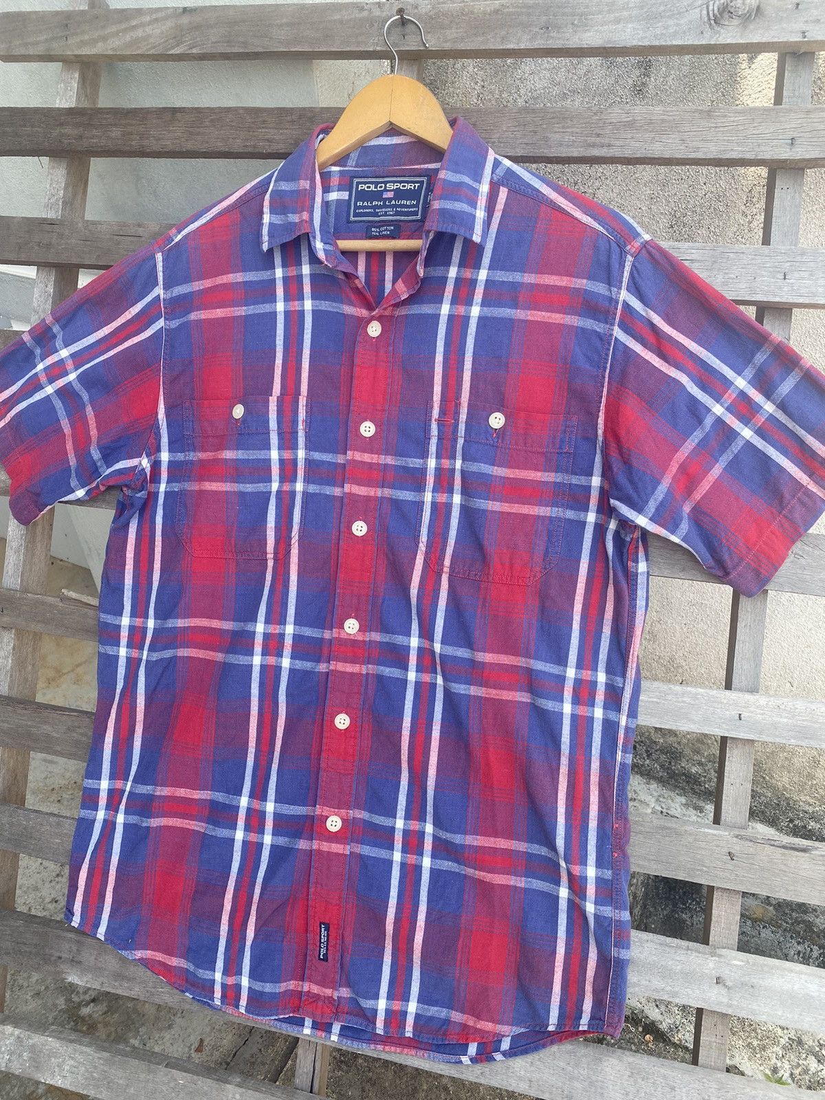 Polo Ralph Lauren Vintage Polo Sport Shirt Button Ups Size US M / EU 48-50 / 2 - 1 Thumbnail