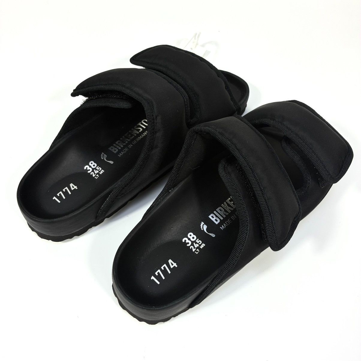 Birkenstock Birkenstock 1774 Arizona Cosny Nylon Sandals Black 38 7 NEW Size US 7 / IT 37 - 14 Thumbnail