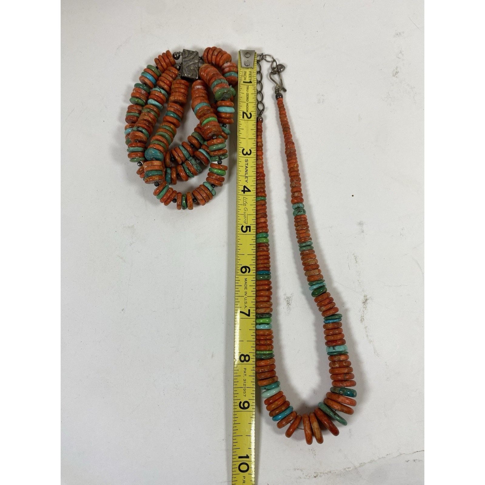 Other Turquoise Coral Necklace and Bracelet Set Sterling Southwest Size ONE SIZE - 3 Thumbnail