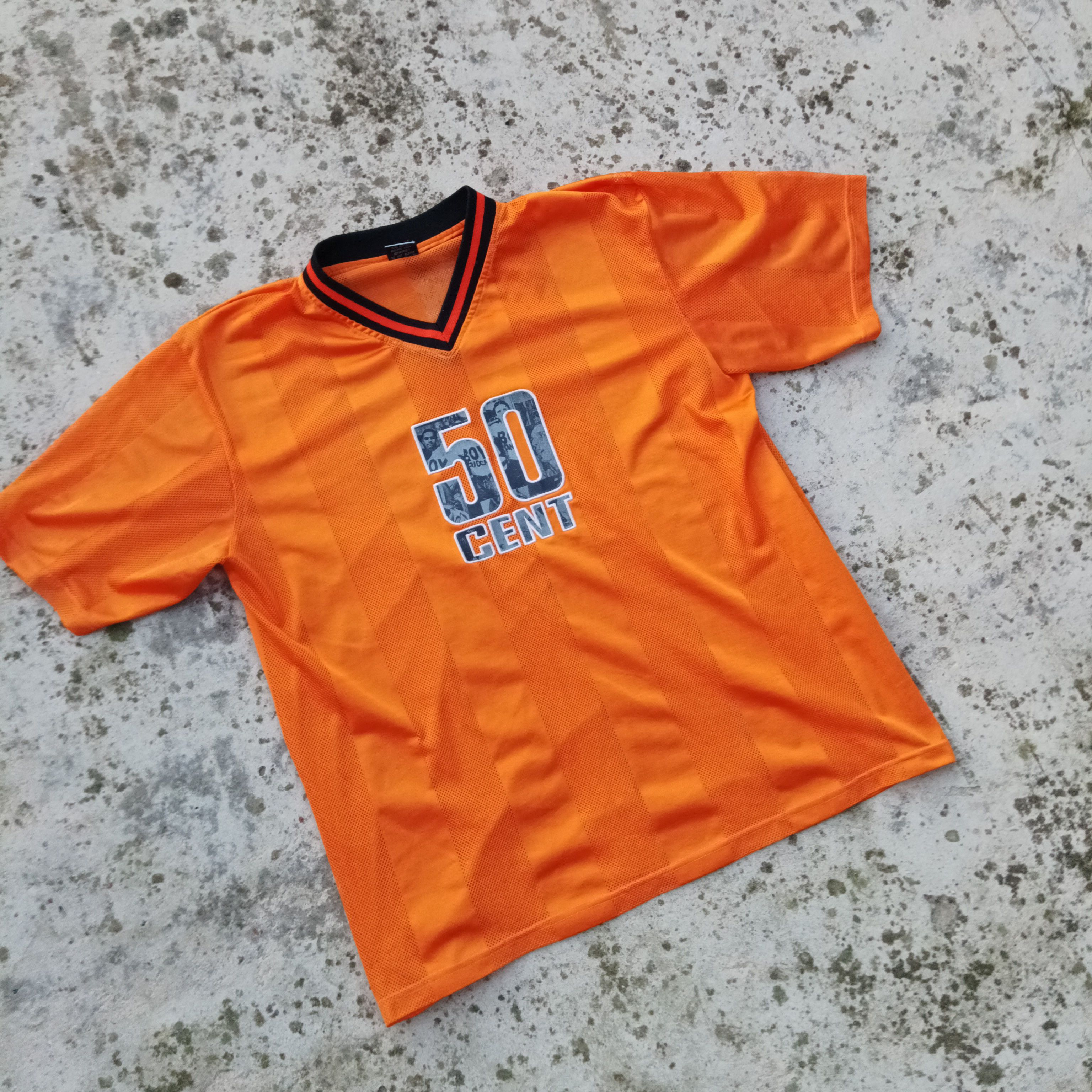 50 Cent × G-Unit × Vintage 50 cent jersey vintage tshirt g-unit orange tee Size US L / EU 52-54 / 3 - 2 Thumbnail
