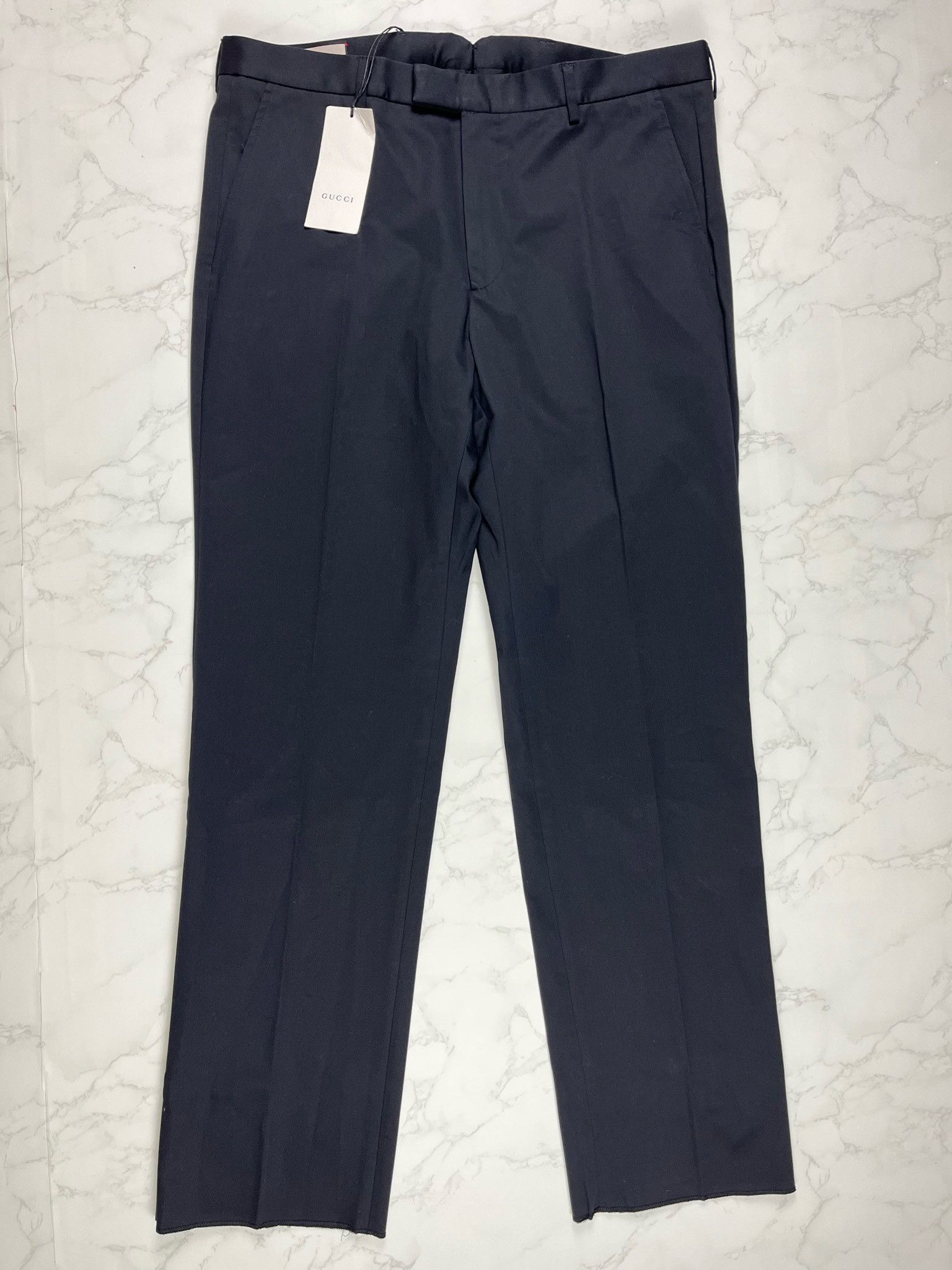 Gucci 🔥65% OFF🔥 Gucci Formal Loop Stretch Gabardine Black Pants Size US 36 / EU 52 - 7 Thumbnail