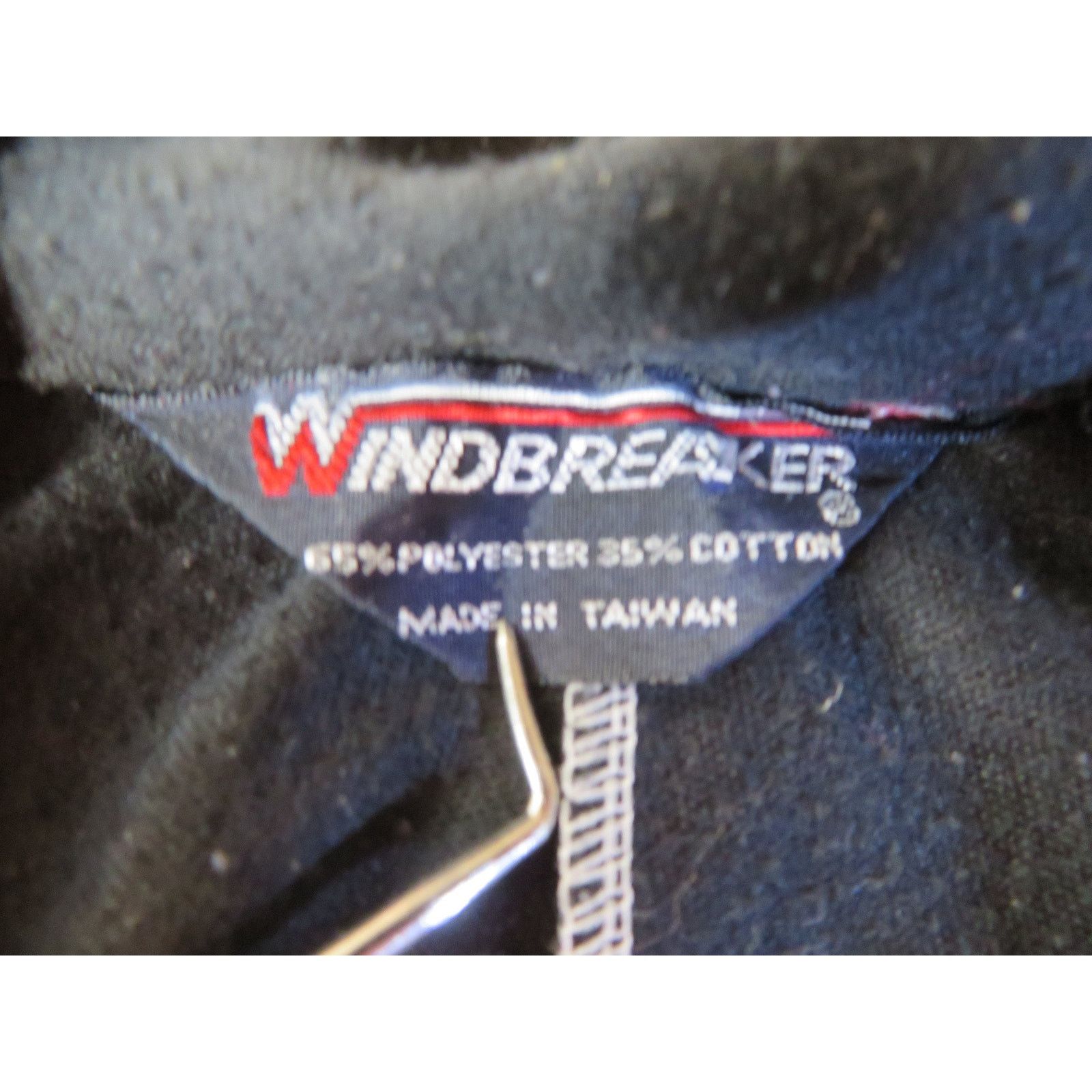 Other Windbreaker Pocket Polo Shirt, Snap-Up, White Sz XL 1980s Size L / US 10 / IT 46 - 3 Thumbnail