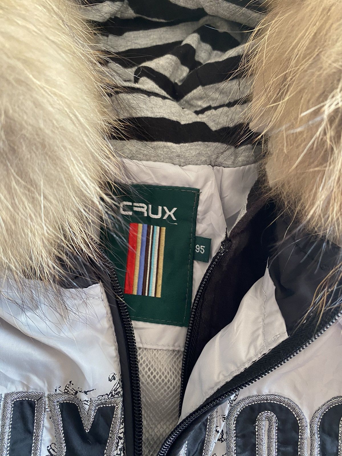 If Six Was Nine × Japanese Brand × KMRii Crux Fur Hoodie Poem Japanese Brand Size US M / EU 48-50 / 2 - 9 Thumbnail
