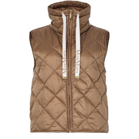 Max Mara MAX MARA Sleeveless Brown Puffer Vest Jacket New & Authentic Size M / US 6-8 / IT 42-44 - 1 Thumbnail