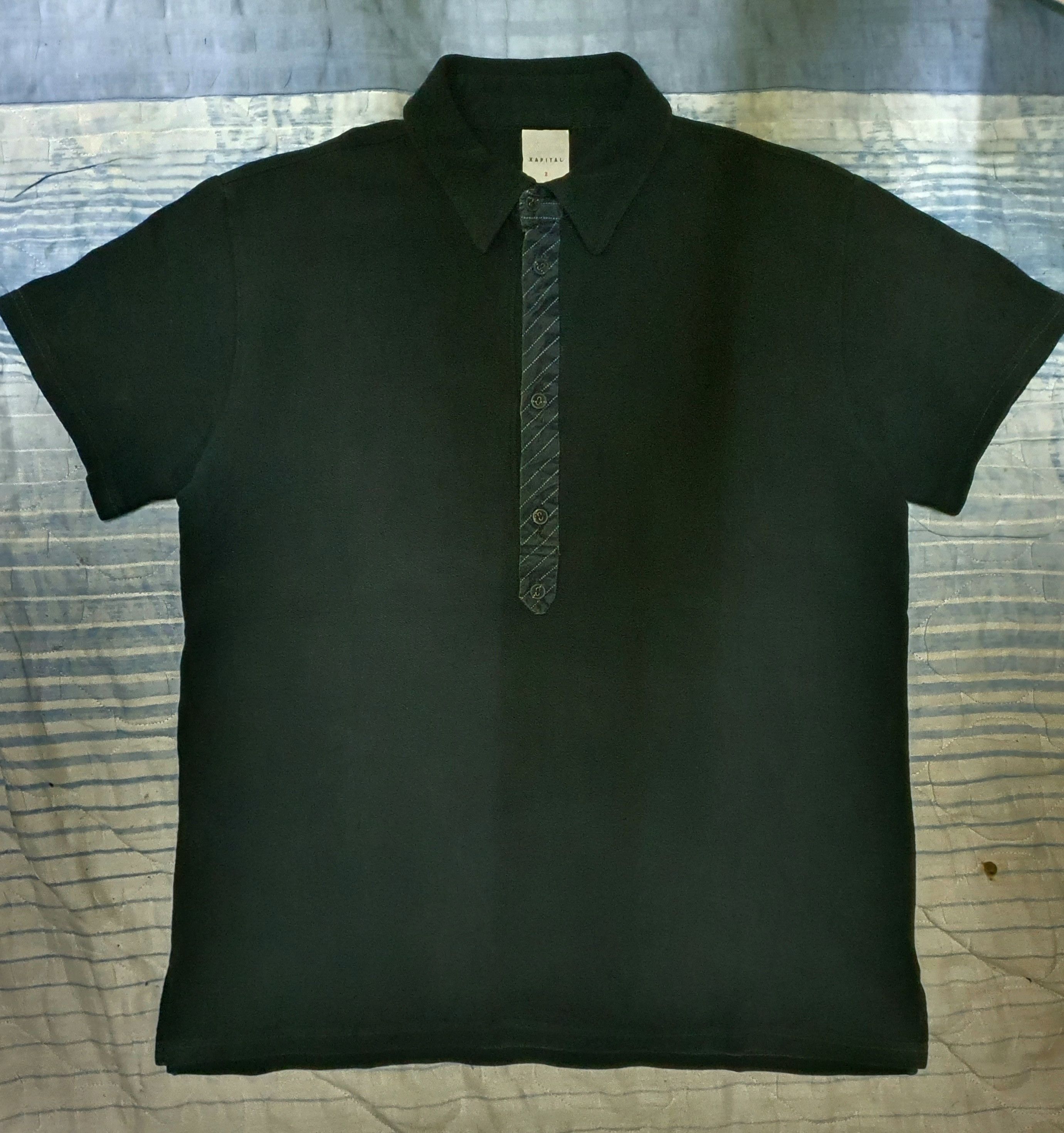 Kapital Kapital placket polo Size US M / EU 48-50 / 2 - 2 Thumbnail