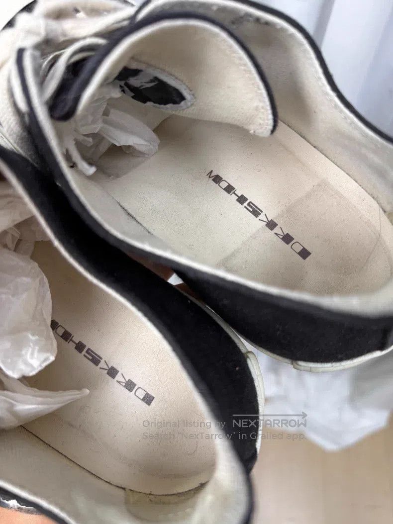 Rick Owens Rick Owens Darkshadow low-top sneakers| Size US 10 / EU 43 - 6 Thumbnail