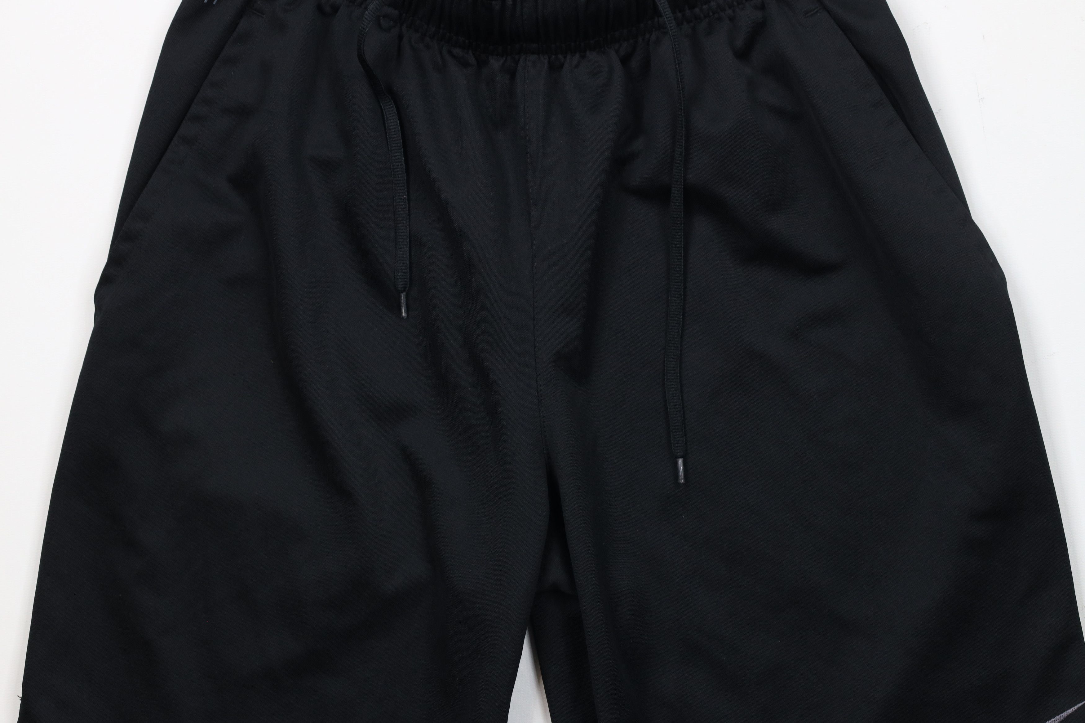 Nike × Vintage Vintage Nike Big Swoosh Above Knee Training Shorts Black Size US 30 / EU 46 - 3 Thumbnail