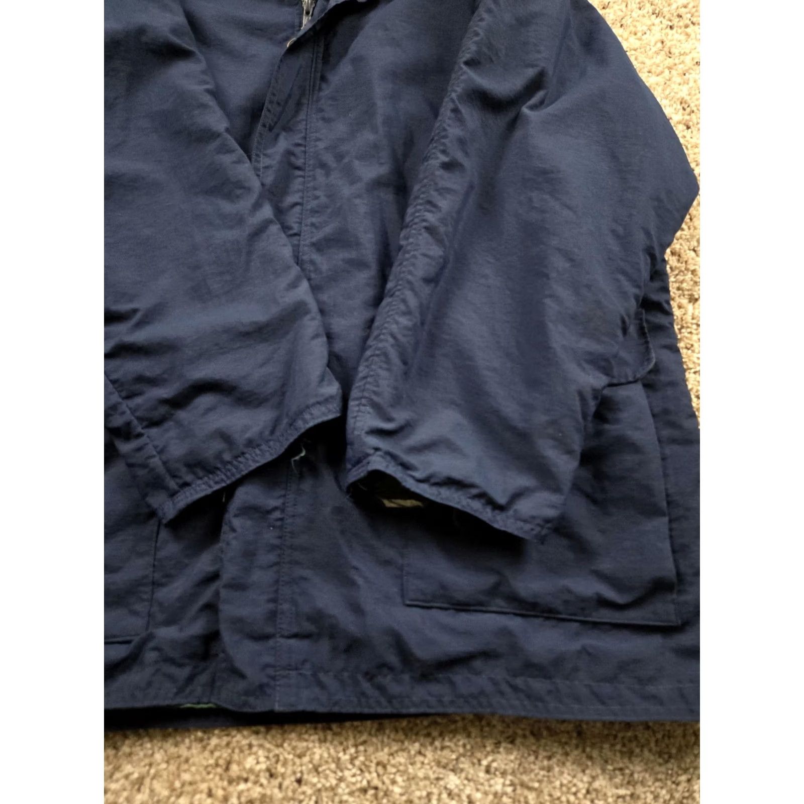 Vintage VINTAGE MOMO Jacket Men M Blue Full Zip Windbreaker Embroidered Pockets Lined Collared Cotton Italy Made Size US M / EU 48-50 / 2 - 3 Thumbnail