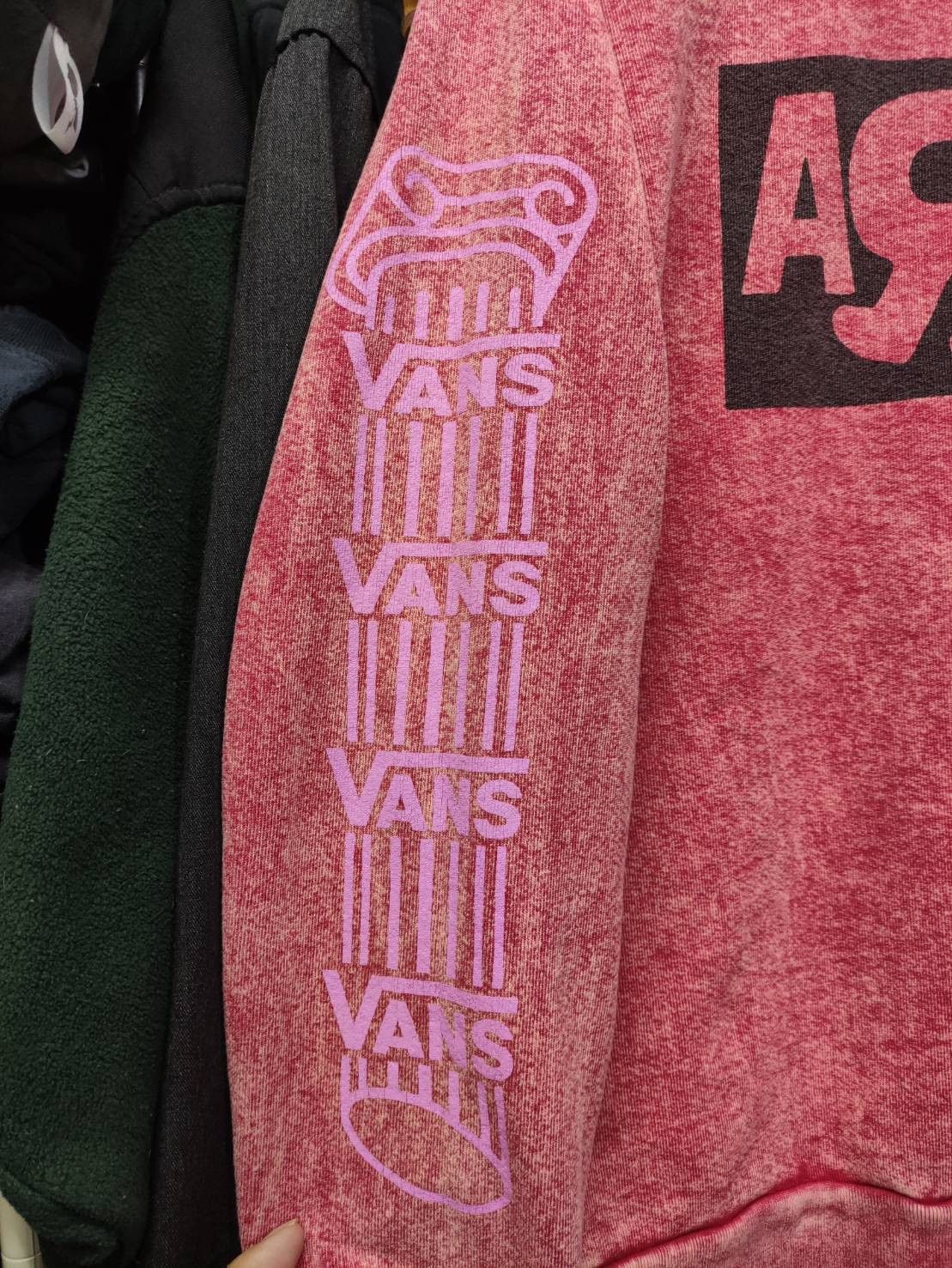 Aries Vans Vault x Aries Crewneck Sweatshirt Acidwash Red Size US M / EU 48-50 / 2 - 5 Thumbnail