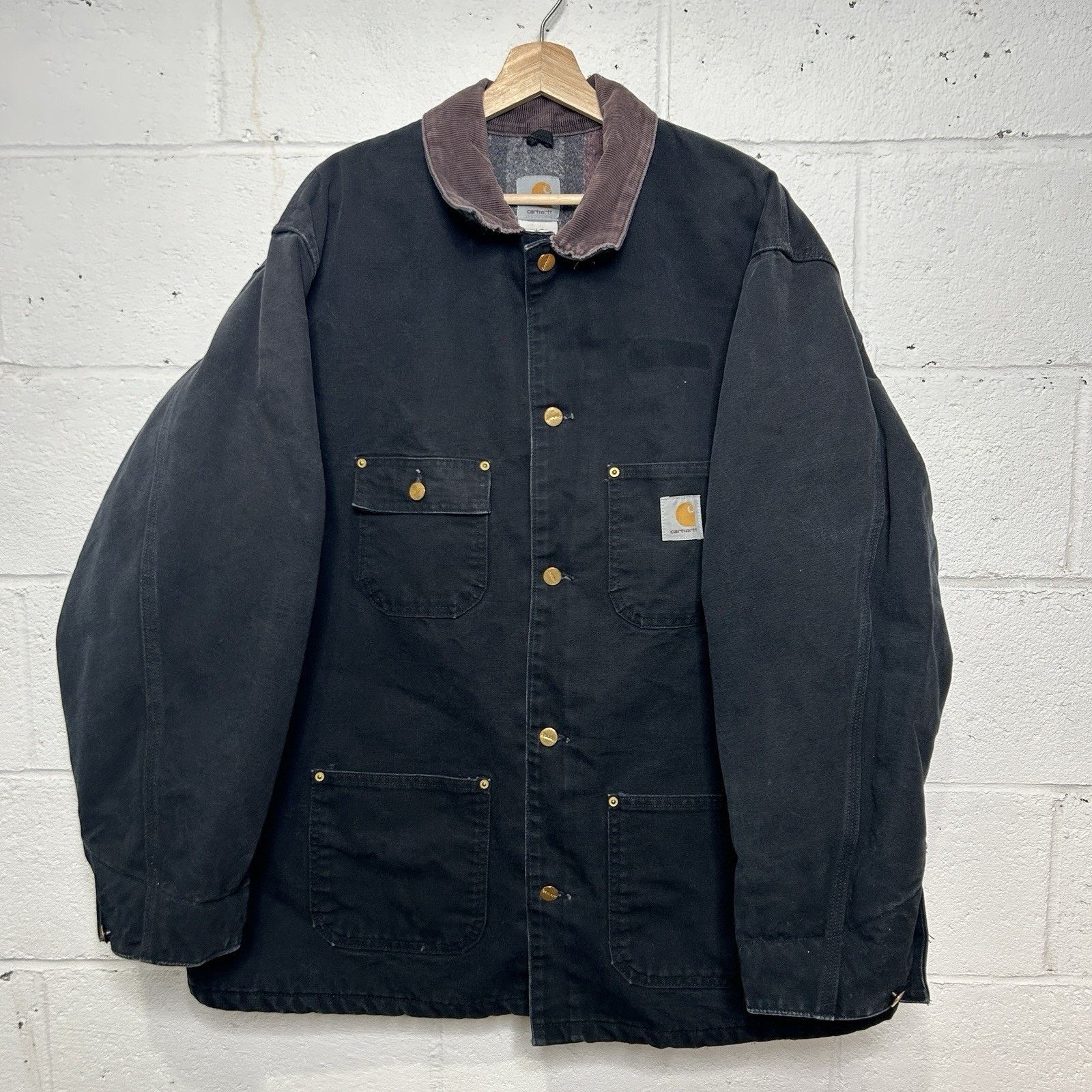Carhartt Vintage Carhartt Blanket-Lined Chore Coat “Black” C01 BLK Size US XXL / EU 58 / 5 - 1 Thumbnail