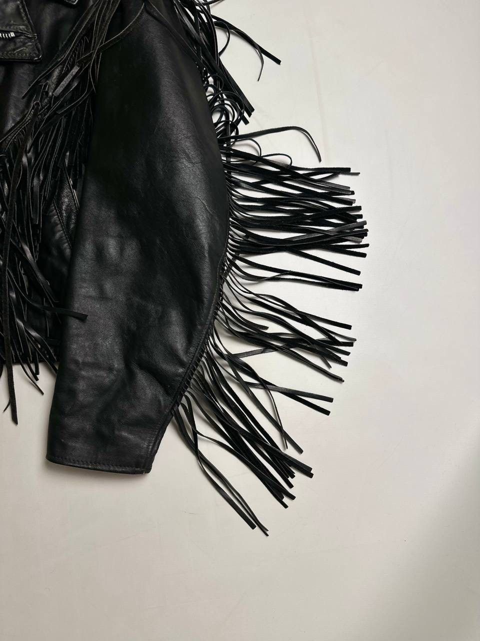 Schott 🔥Archive 90s Item Schott Perfecto 618 Fringe Leather Jacket🇱🇷 Size US M / EU 48-50 / 2 - 7 Thumbnail