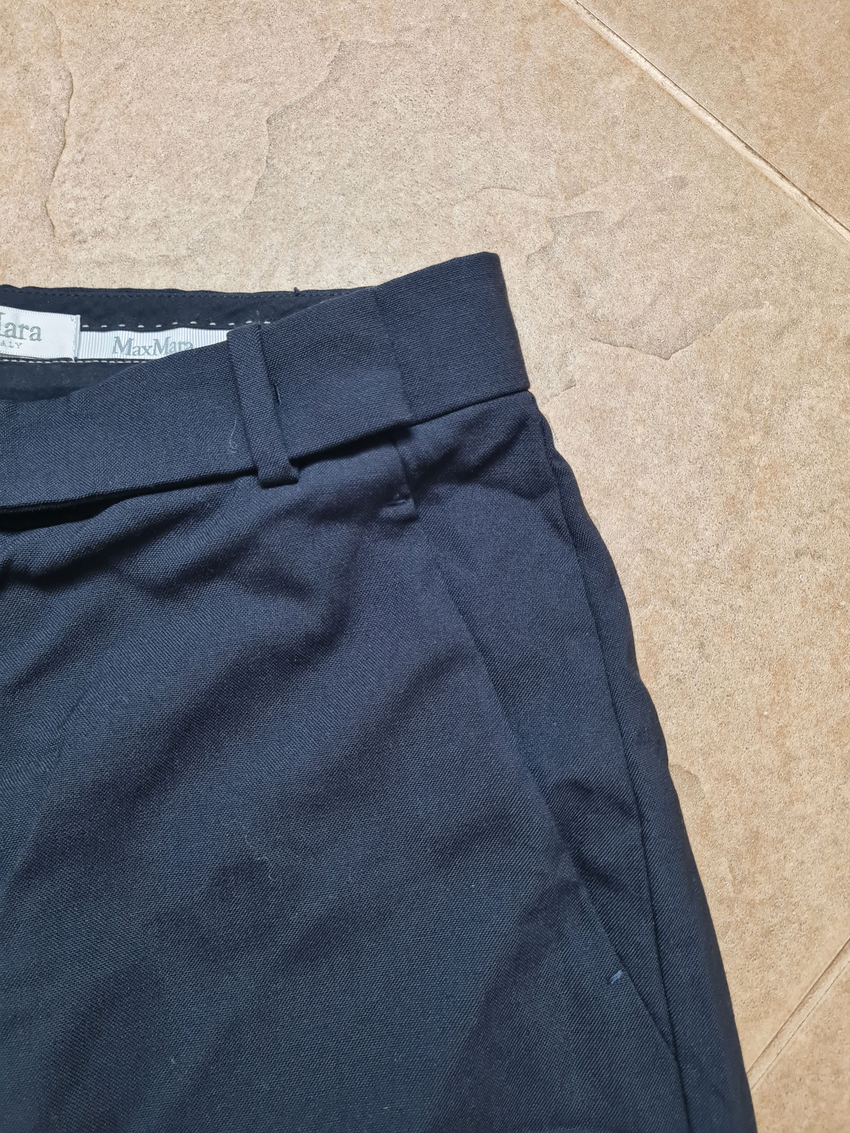 Max Mara Vintage rare Wool Lana pants MaxMara Trousers Womens Size 25" / US 0 / IT 36 - 20 Thumbnail