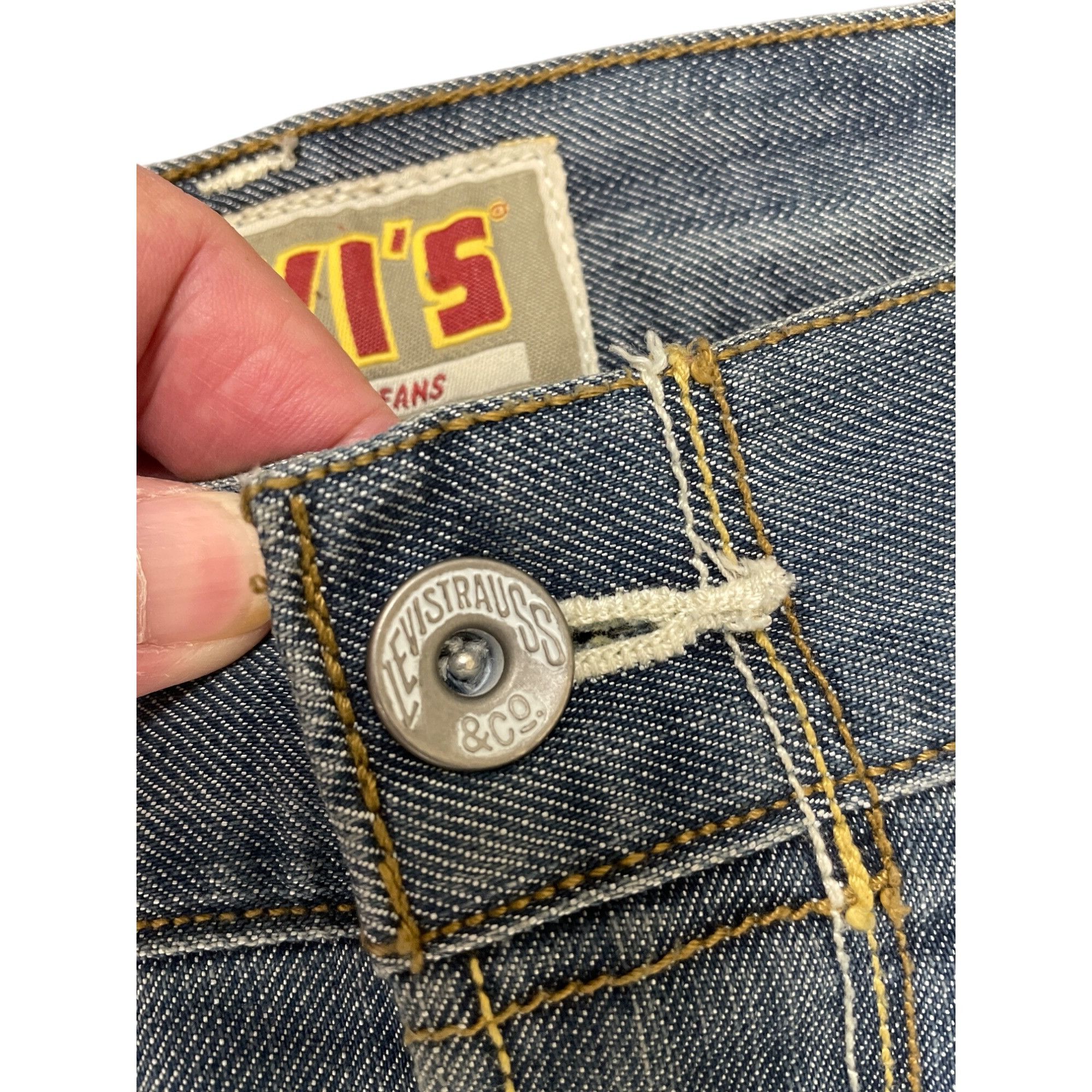 Levi's Levis 514 Slim Straight Mens Blue Jeans Size 34x32 SKU 8377 Size US 40 / EU 56 - 5 Thumbnail