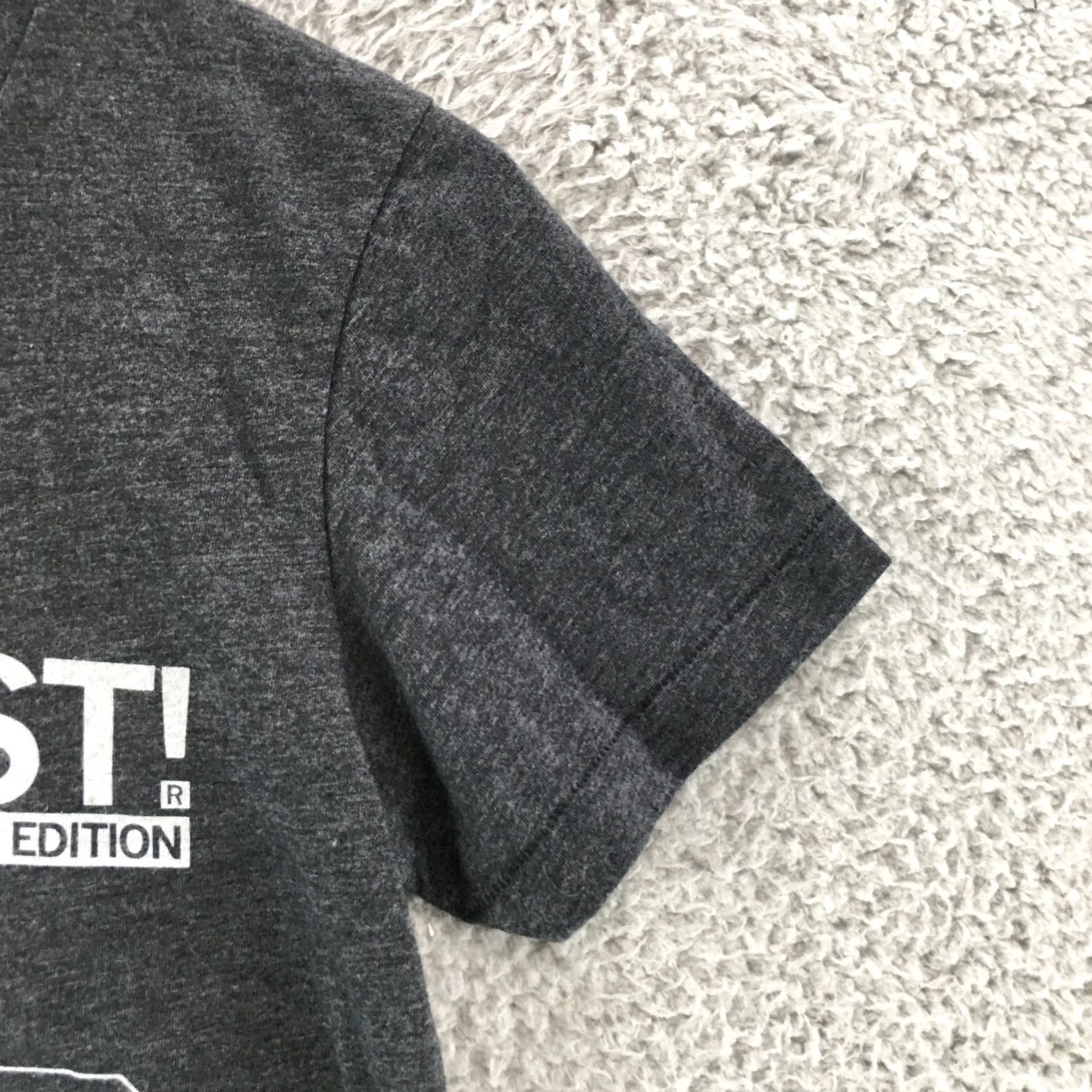 Vintage Raygun Graphic Tee Tshirt Womens Medium Grey Short Sleeve The Midwest Map Shirt Womens M Gray Classic Casual Tee Size M / US 6-8 / IT 42-44 - 3 Thumbnail