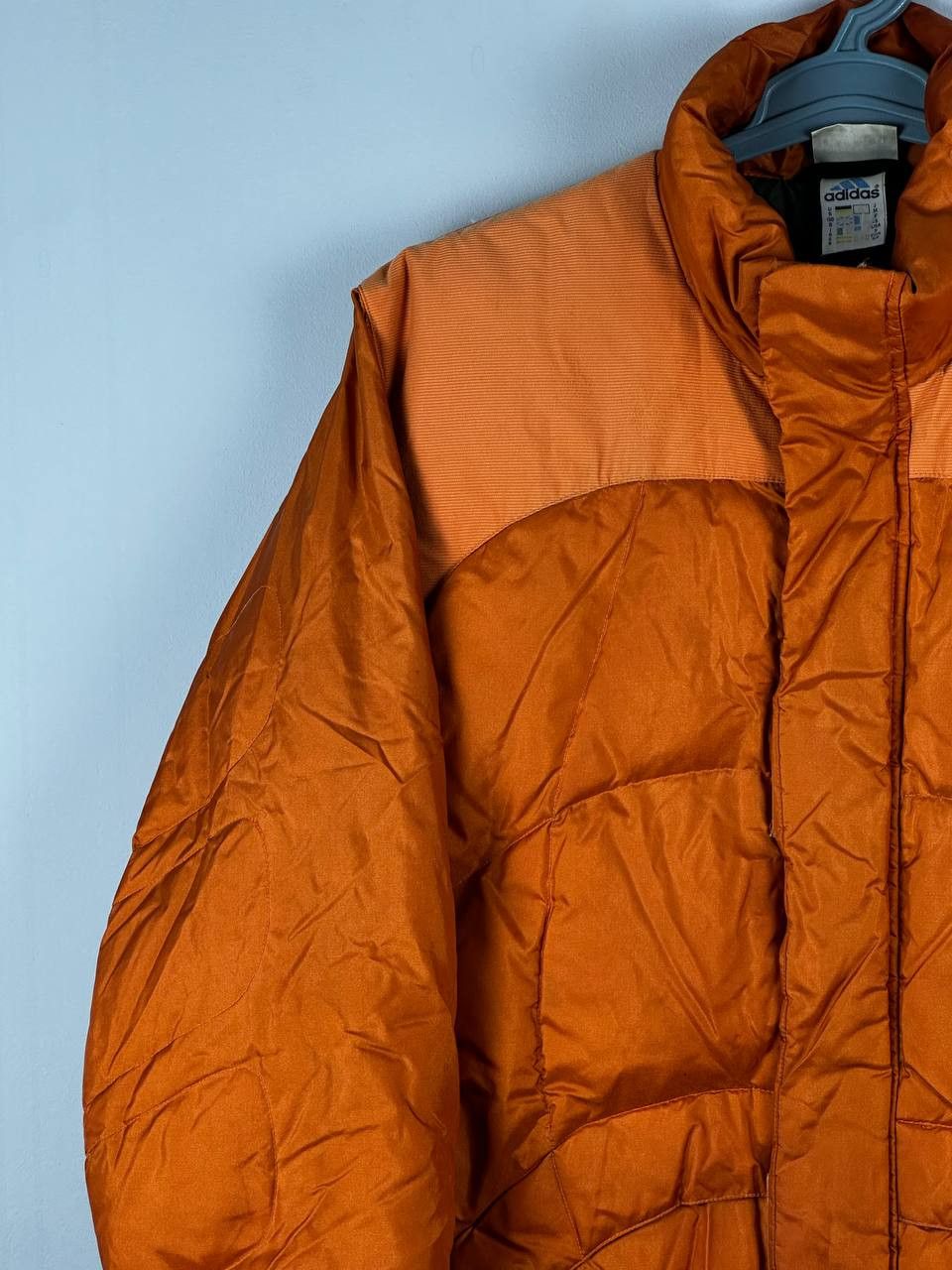 Adidas Adidas Equipment Vintage 1999 Orange Puffer Down Jacket Size US M / EU 48-50 / 2 - 4 Thumbnail