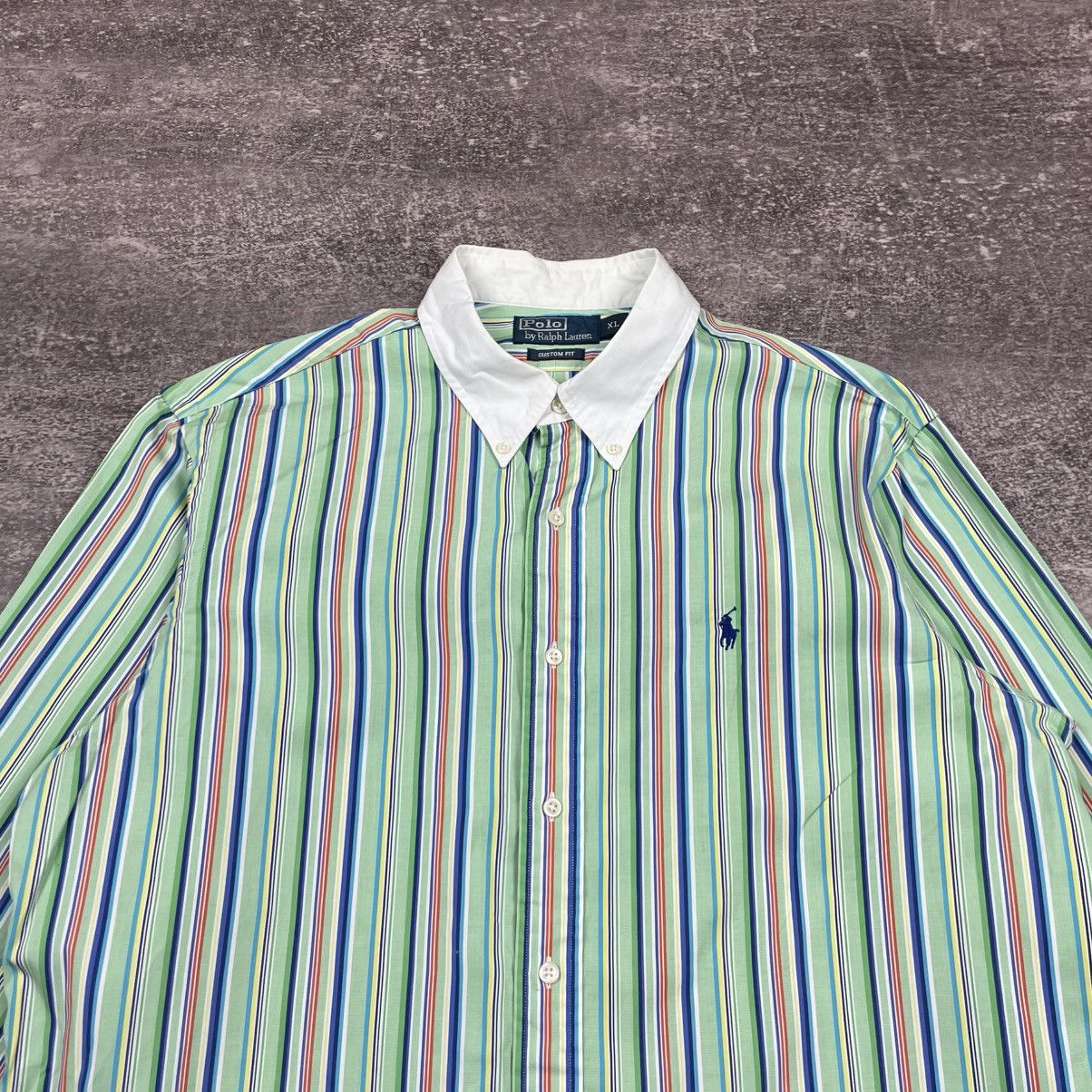 Polo Ralph Lauren Vintage Polo Ralph Lauren Long Sleeve Button Up Shirt Size US M / EU 48-50 / 2 - 2 Thumbnail