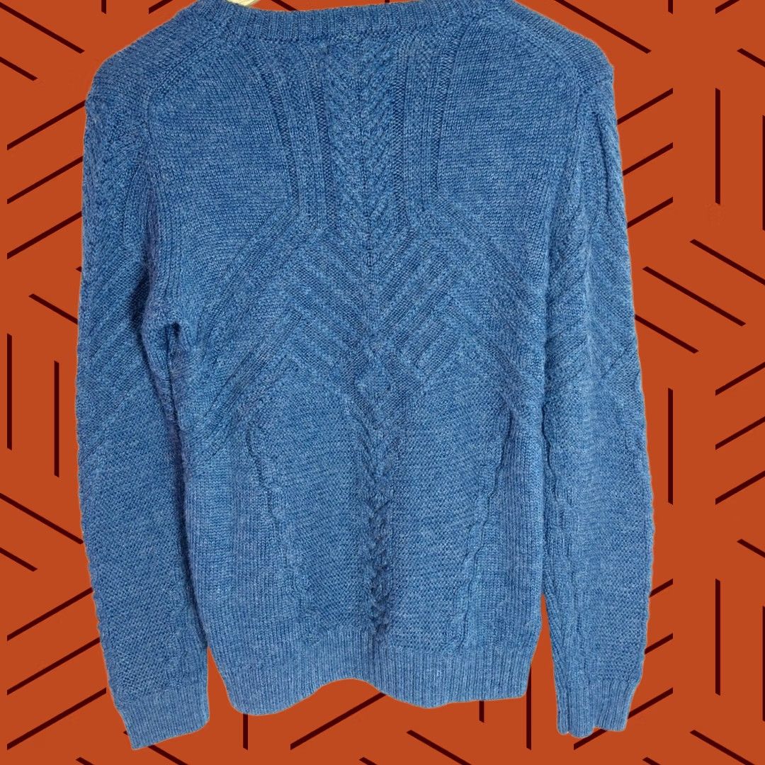 Orvis Orvis Wool Blend Sweater Blue Solid Knit Women Size M Kev Size M / US 6-8 / IT 42-44 - 1 Thumbnail