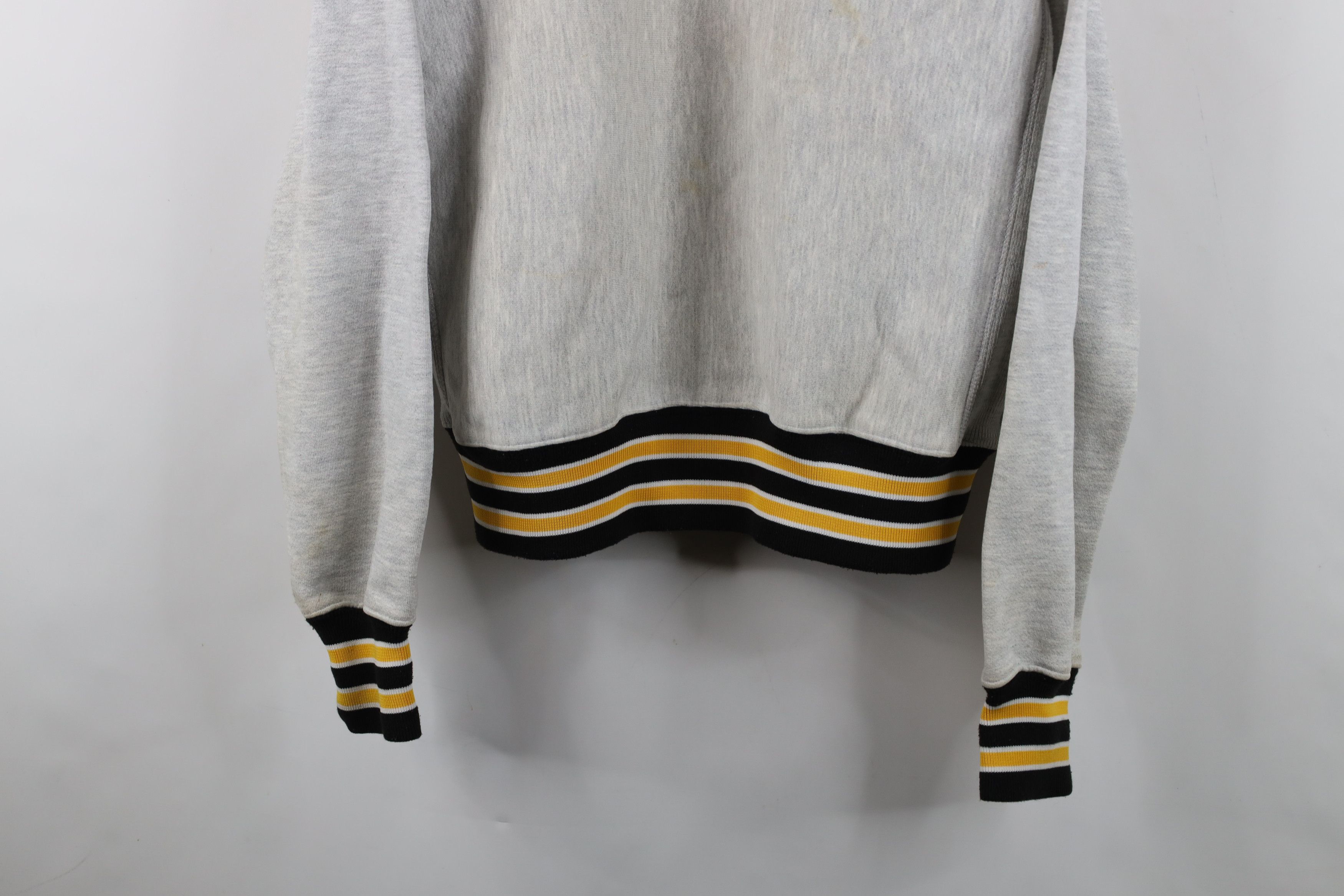 Vintage Vintage 90s Heavyweight Monmouth Sweatshirt Heather Gray USA Size US L / EU 52-54 / 3 - 3 Thumbnail