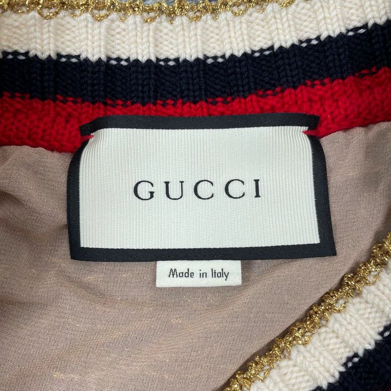 Gucci Gucci Size XS Hollow-out decorated short skirt 2505-Nextar Size 42" / US 20 - 3 Thumbnail