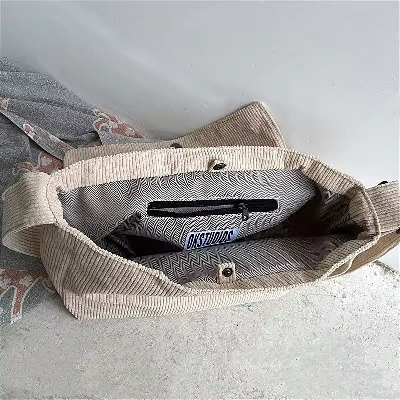 Japanese Brand Preppy Style Canvas Shoulder Bag Size ONE SIZE - 8 Thumbnail