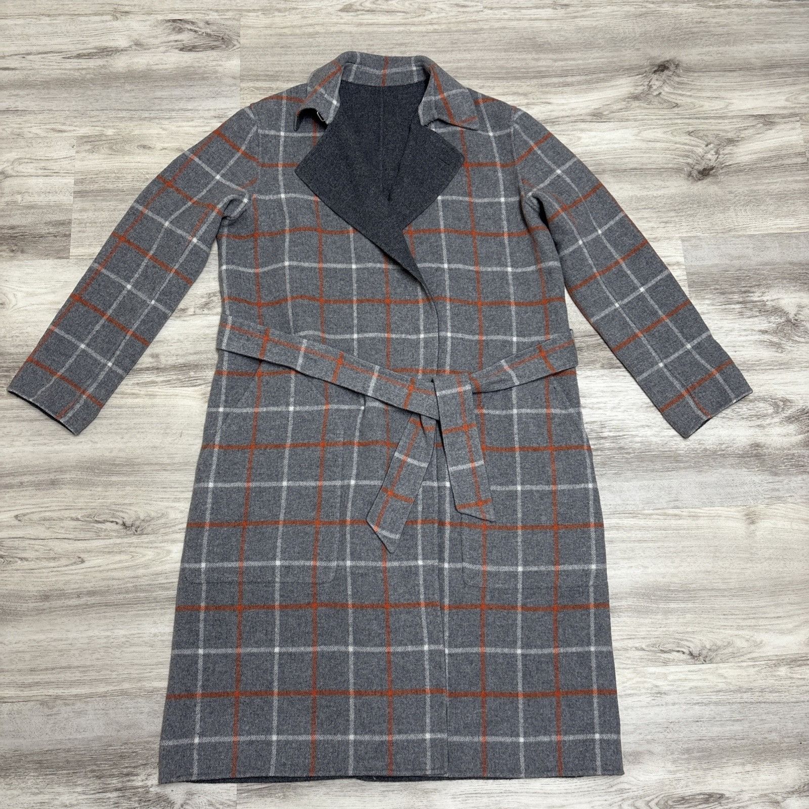 Rag & Bone Rag & Bone Rach Reversible Coat Womens S Belted Wool Blend G Size S / US 4 / IT 40 - 8 Thumbnail