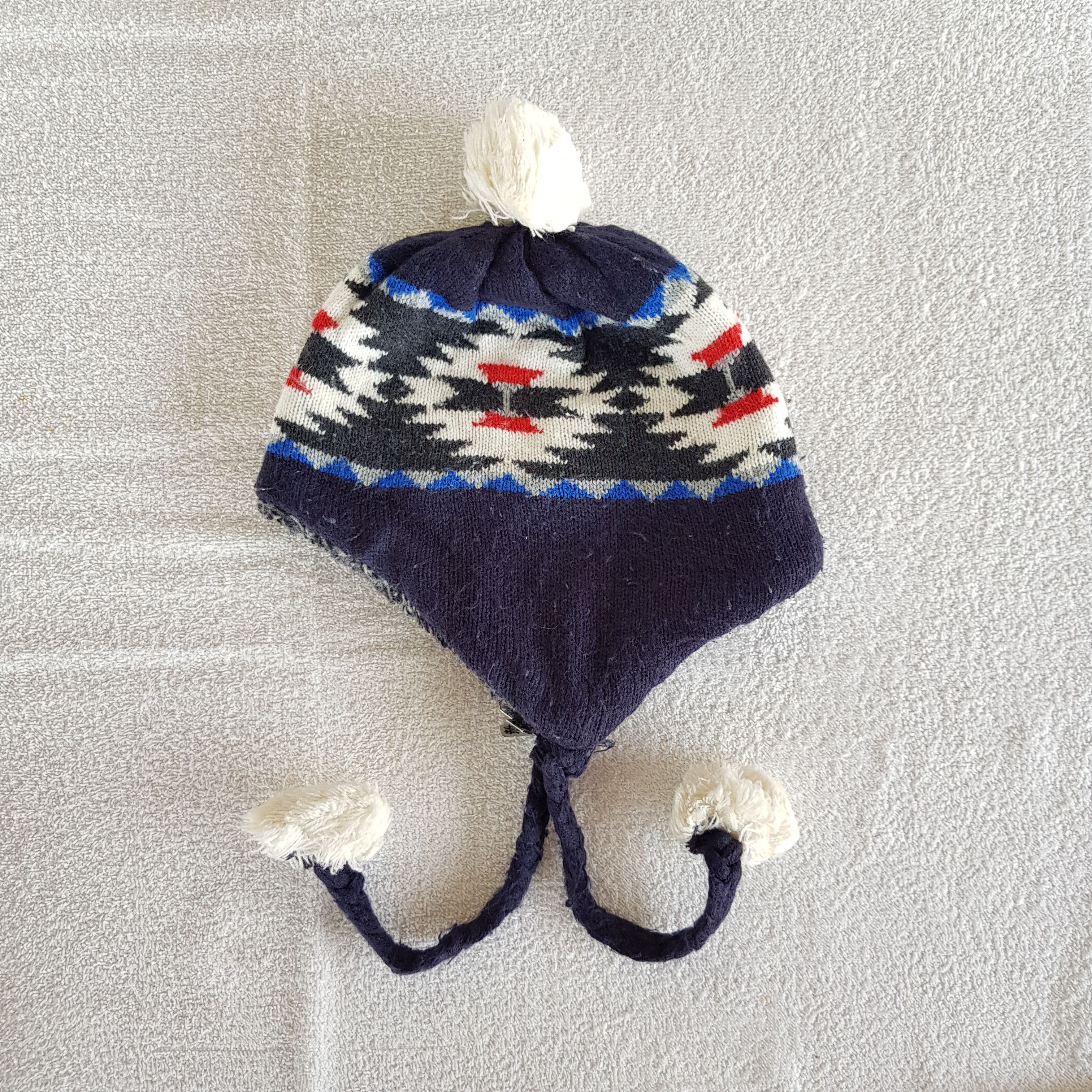 Vintage Vintage Navajo Beanie Y2K Aztec Earflap Snow Caps Hats Size ONE SIZE - 5 Thumbnail