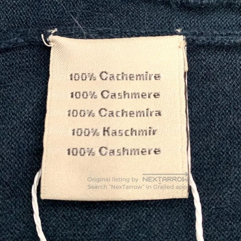 Hermes Hermes Color-blocked cashmere collar zipper long-sleeve sw Size US L / EU 52-54 / 3 - 6 Thumbnail