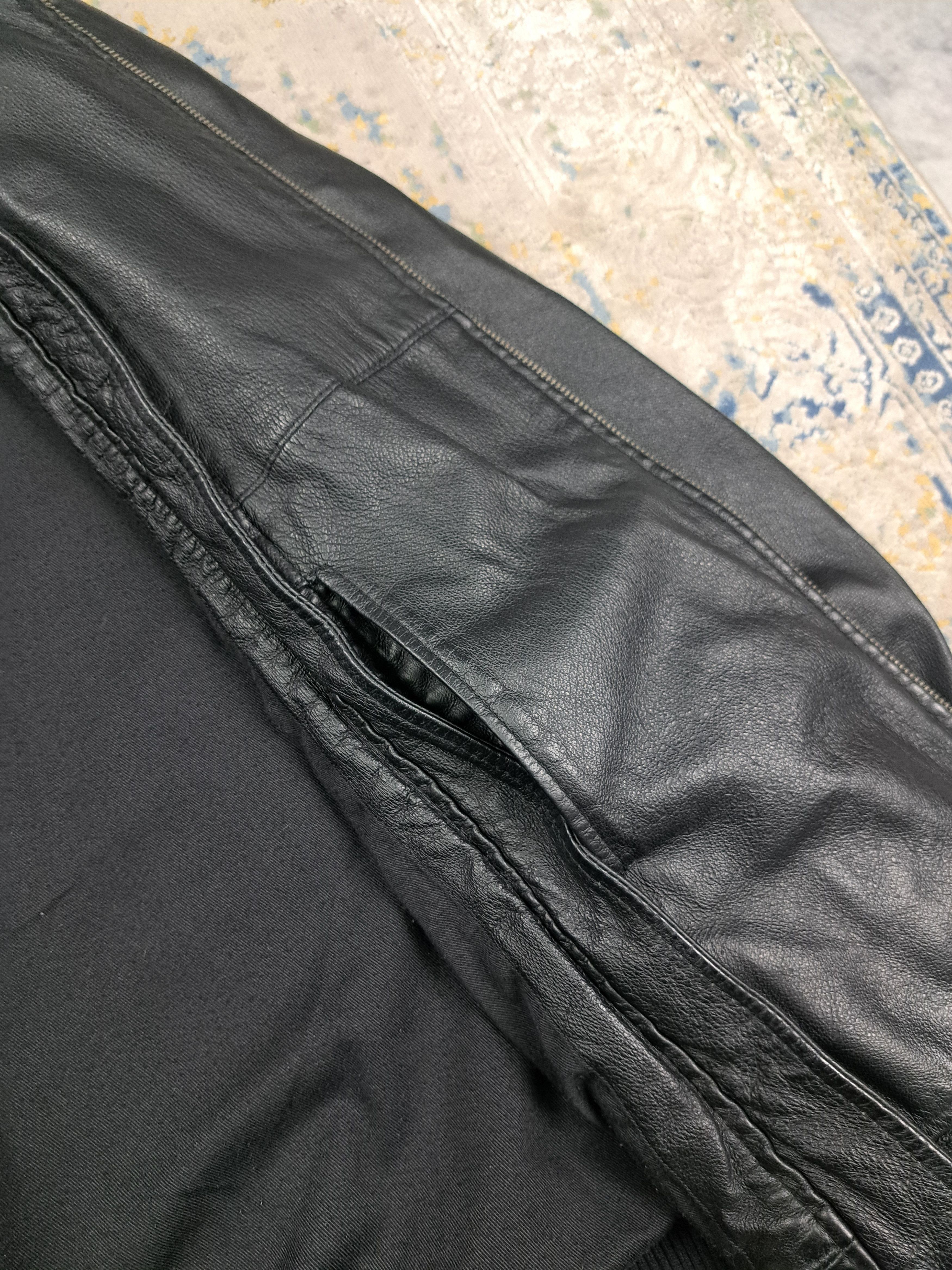 Genuine Leather Sick Avant Garde Multi Zip Leather Jacket Ramones Archive Size US XL / EU 56 / 4 - 5 Thumbnail