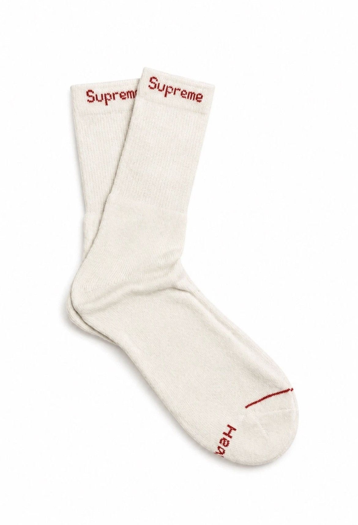 Supreme Socks in White, Men's — image 2 of 4