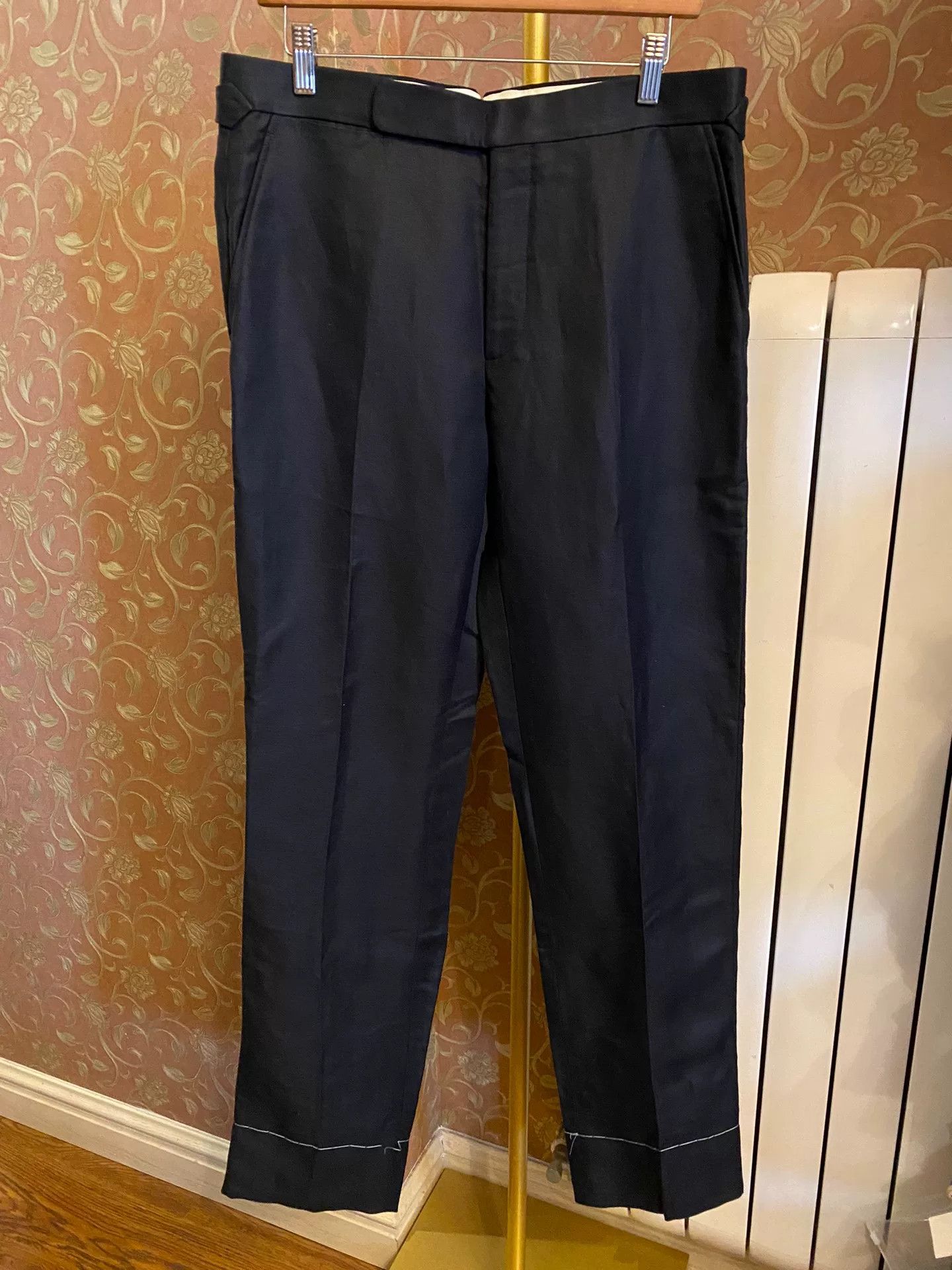 Ralph Lauren Purple Label Ralph Lauren Purple Label Linen Silk Trousers Size US 32 / EU 48 - 1 Thumbnail