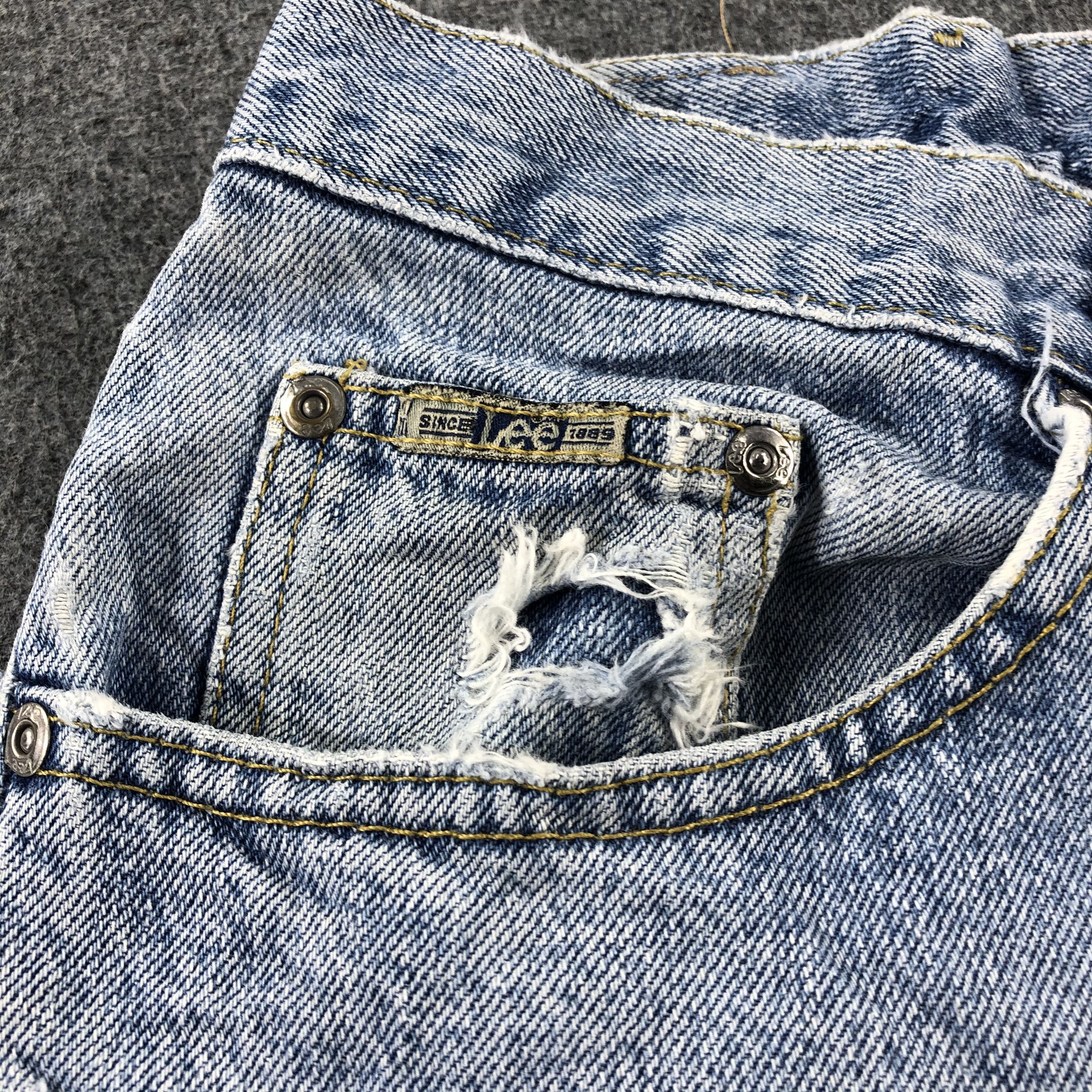Lee Vintage Blue Wash Lee Jeans-J2506 Size US 33 - 9 Thumbnail