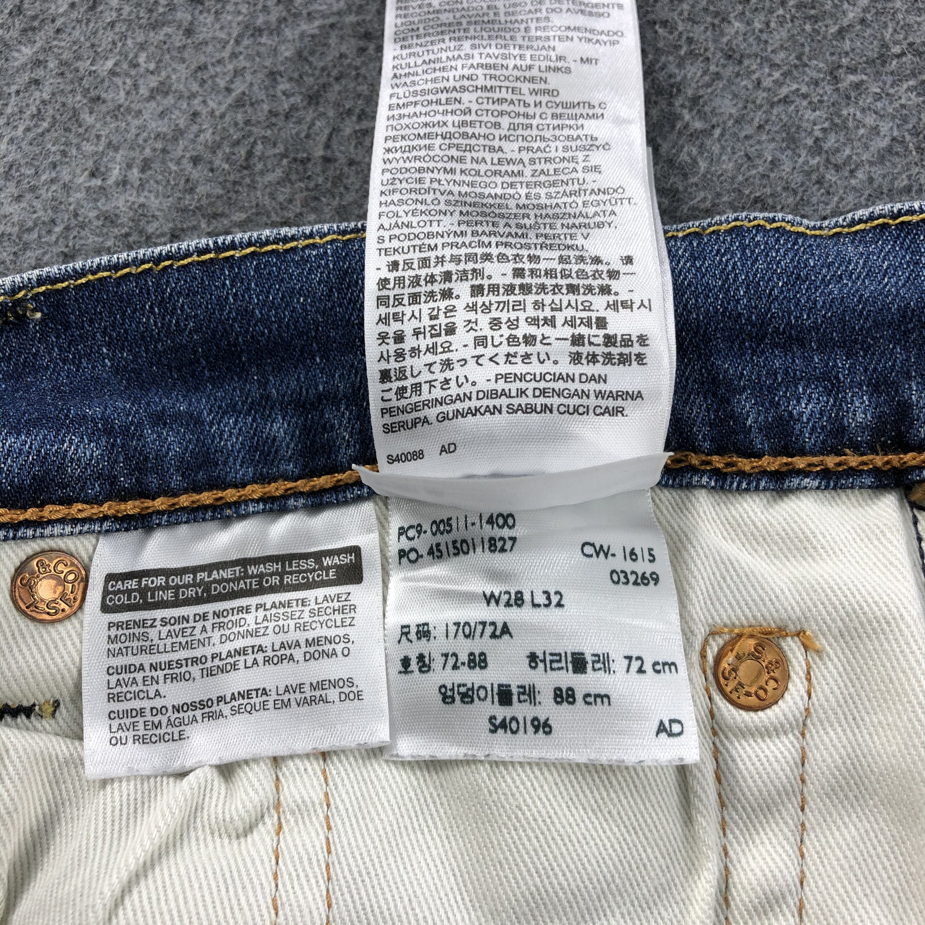 Levi's × Vintage Vintage Blue Wash Levis 511 Jeans-JM1945 Size US 30 / EU 46 - 12 Thumbnail