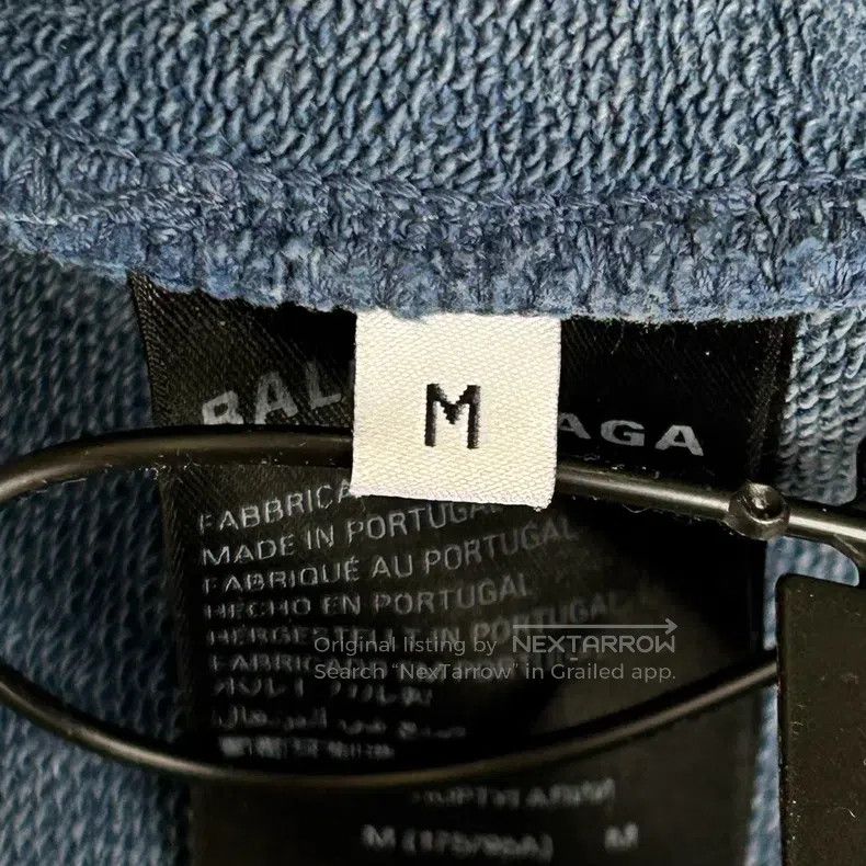 Balenciaga Balenciaga 3D Shadow Letter Washed Gradient Blue Hoodie Size US M / EU 48-50 / 2 - 5 Thumbnail