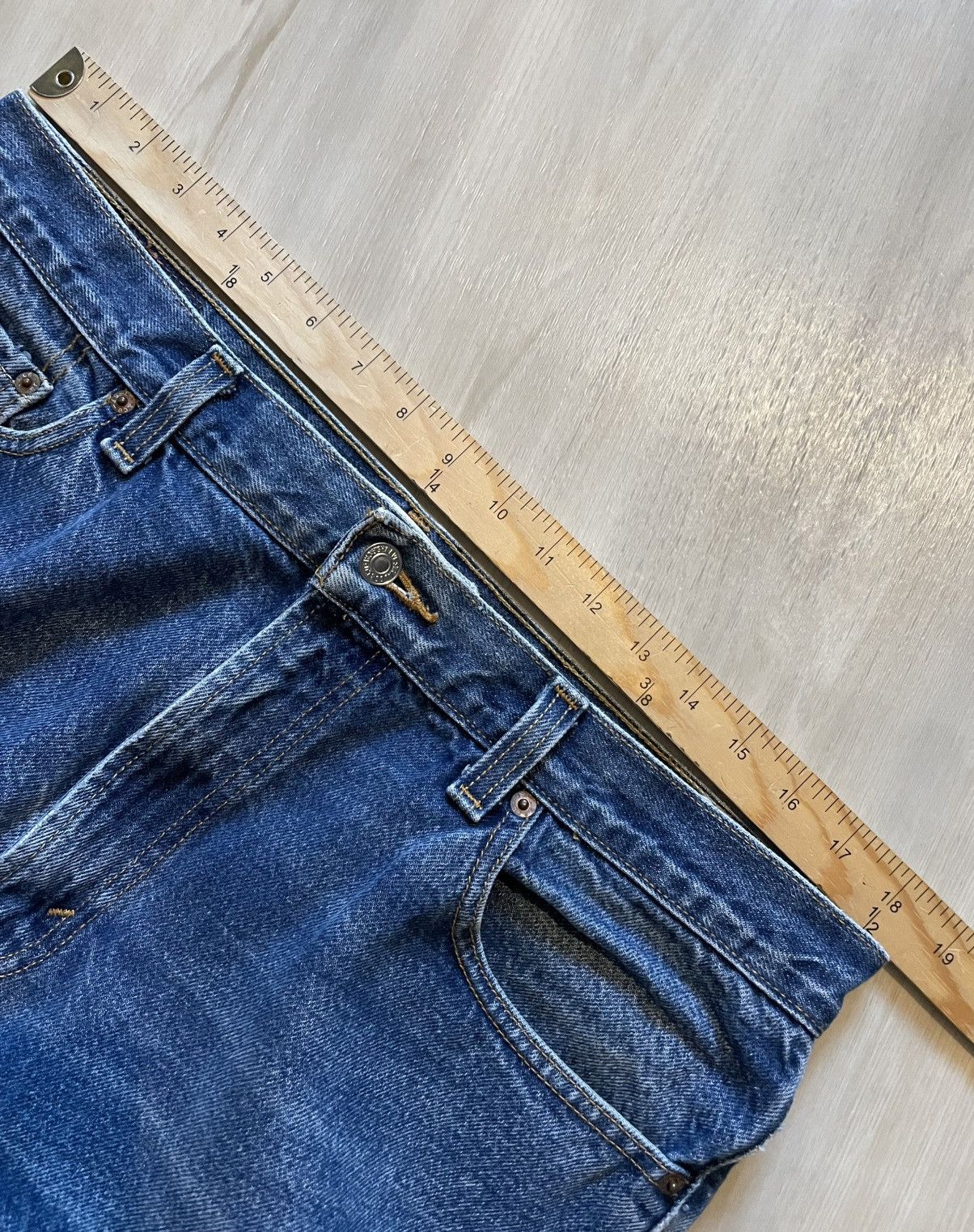 Levi's VTG Y2K 02 Levis 505 Regular Fit Straight Leg Sz 36x32 Size US 36 / EU 52 - 6 Thumbnail