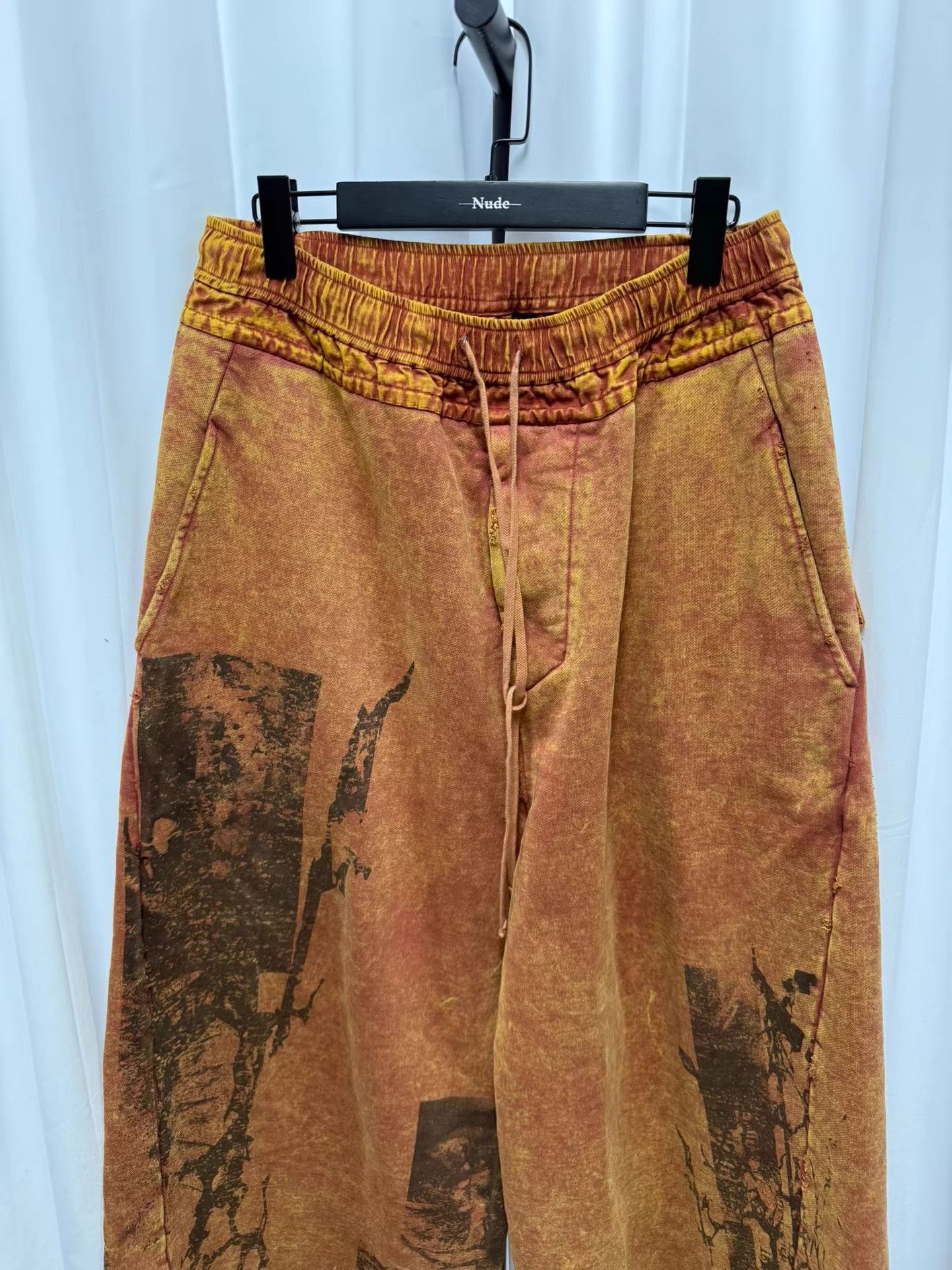 Julius Julius Heavy Washed Distressed Flared Sweatpants K20 Size US 34 / EU 50 - 2 Thumbnail