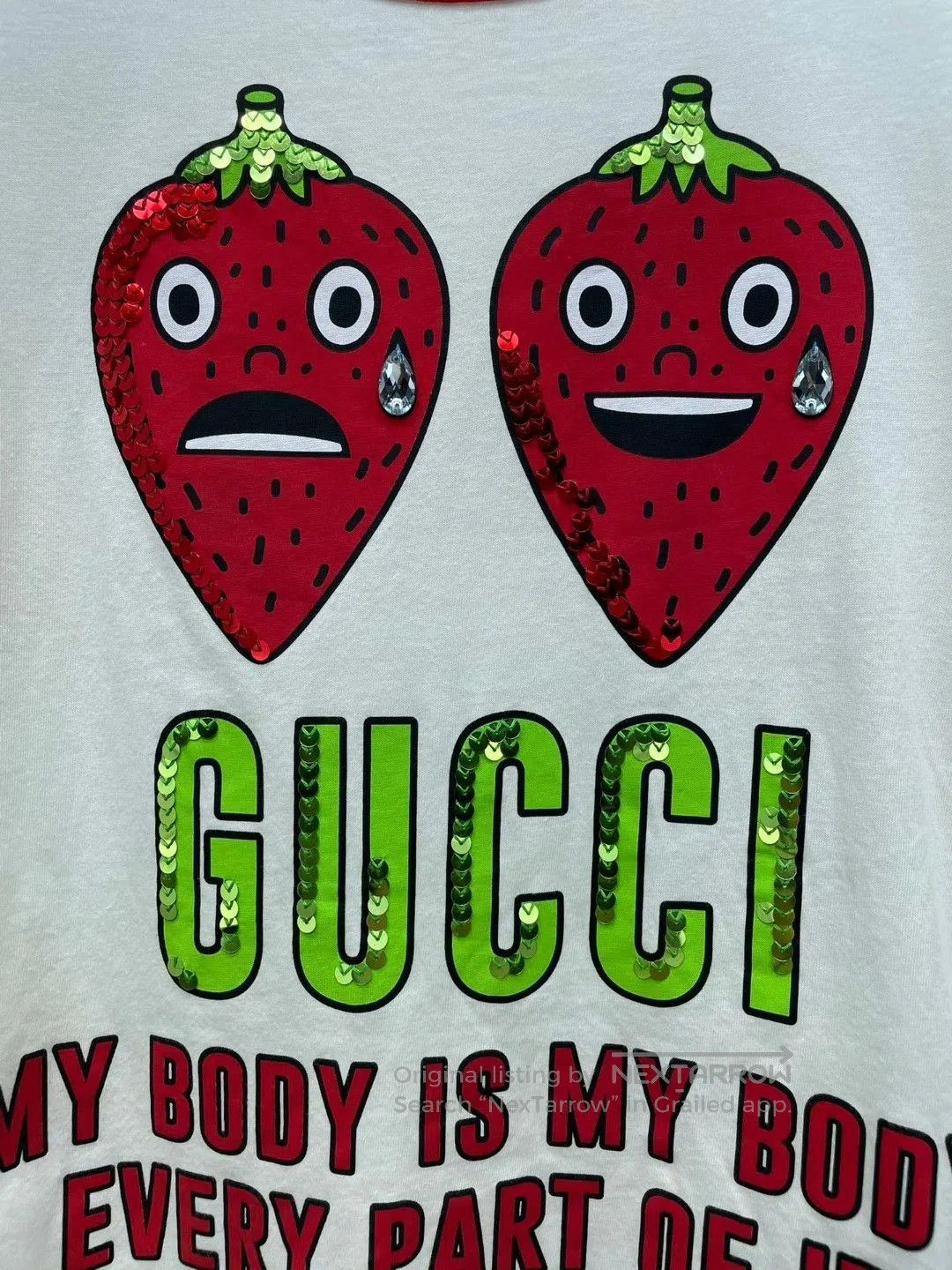 Gucci Gucci Strawberry Sequin Short. Size XS / US 0-2 / IT 36-38 - 3 Thumbnail
