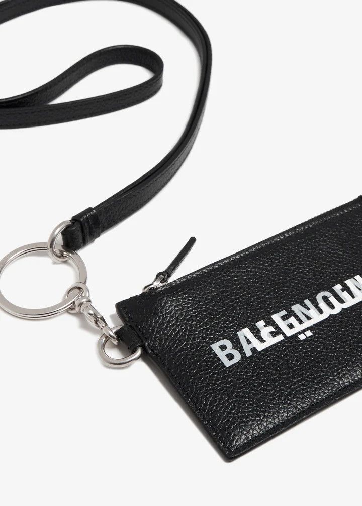 Balenciaga o1w1db10725 Size: OS / Cash Card Case On Keyring in Black Size ONE SIZE - 2 Thumbnail