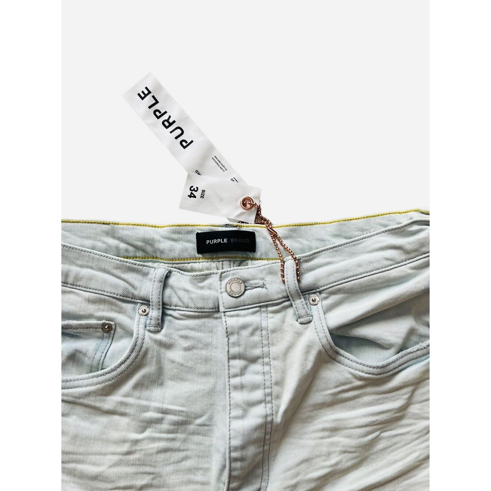 Purple × Purple Brand Purple Brand Jeans Men Straight Blue P005 $265 Size 34/32 Size US 34 / EU 50 - 3 Thumbnail