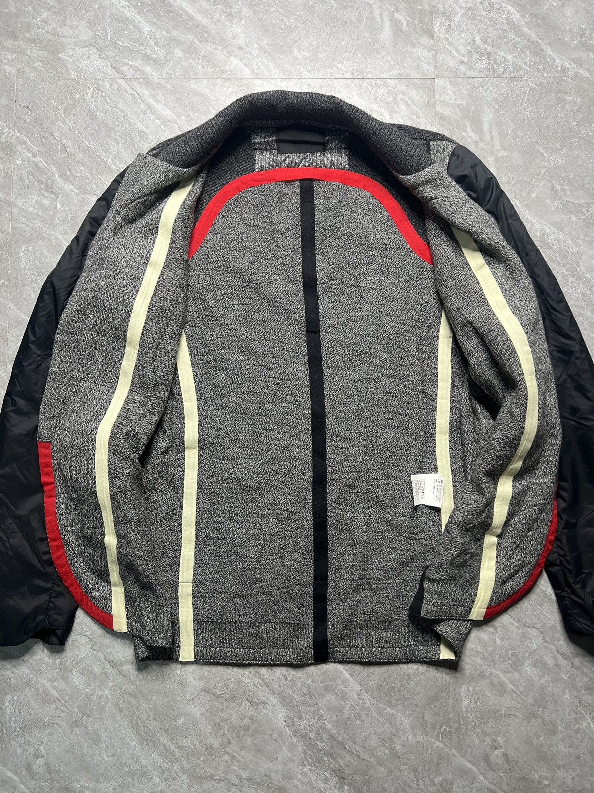 Undercover Undercover A/W 09 Earmuff Maniac Knit Switching Jacket Size US XL / EU 56 / 4 - 6 Thumbnail