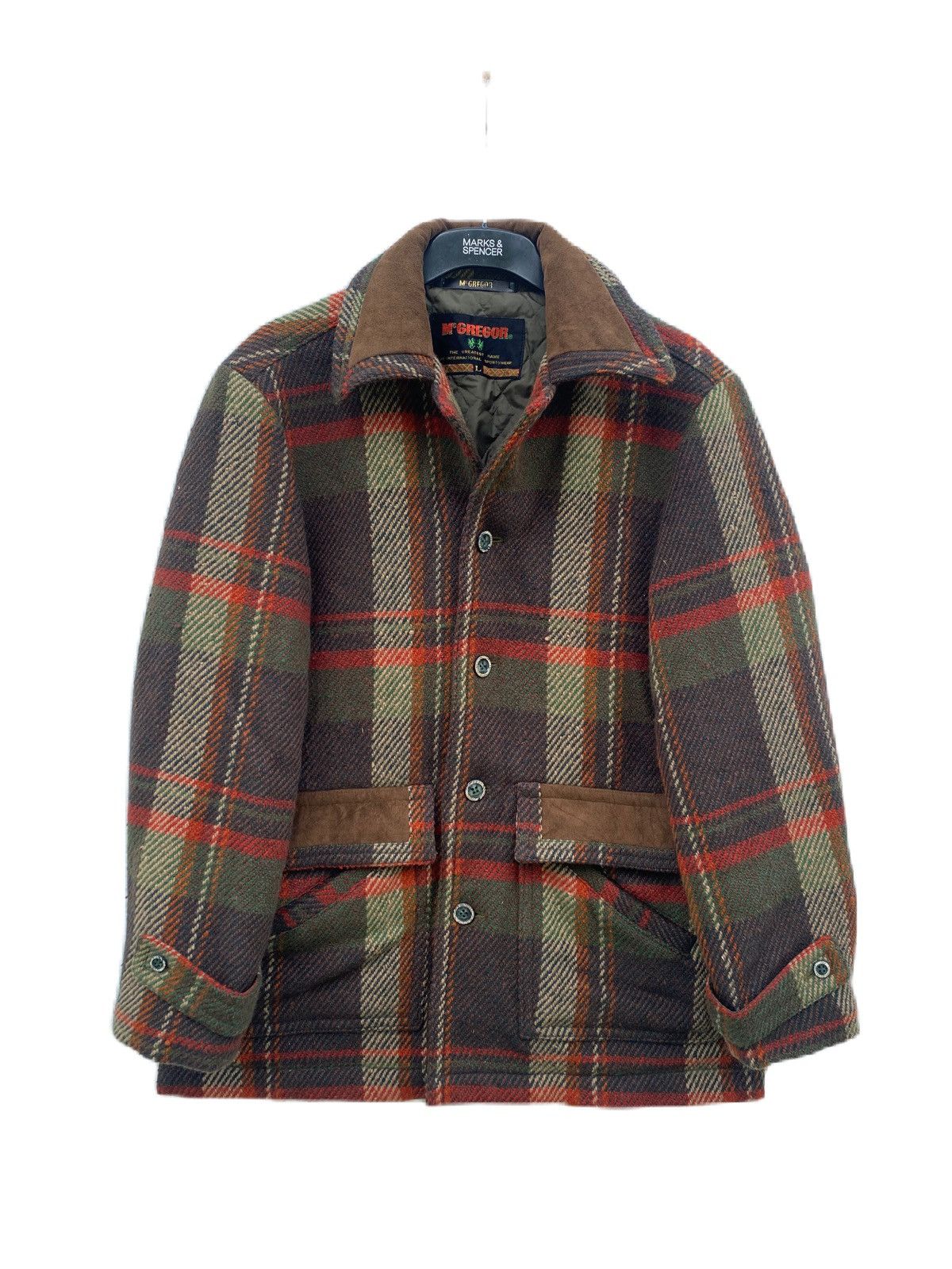 1950s McGregor Brown Wool Tweed Coat