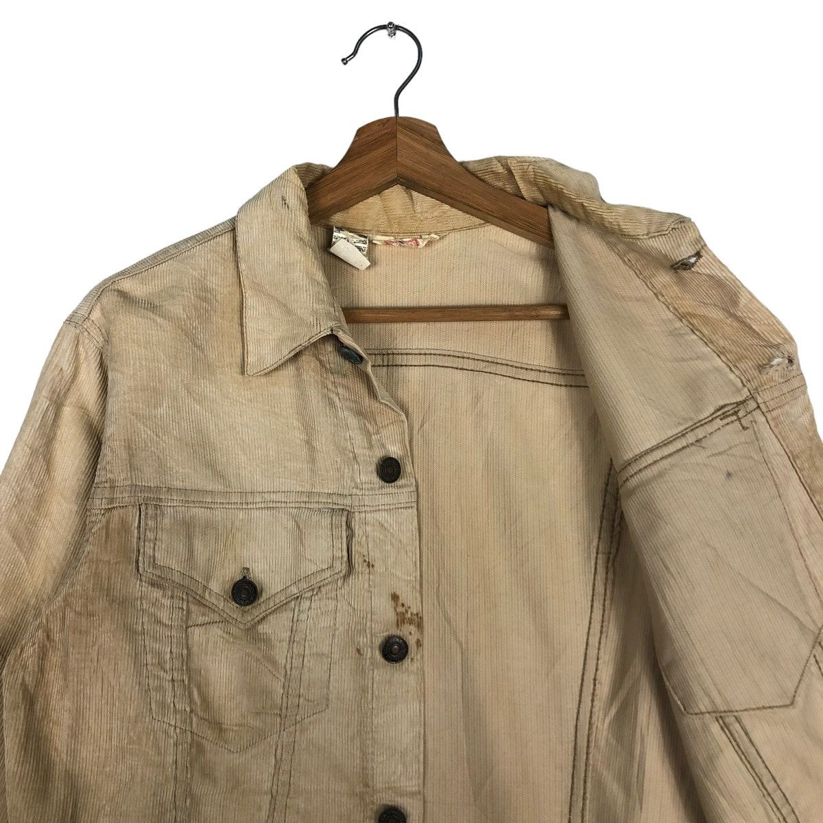 Levi's 🔥80’s Vintage Trucker Corduroy Jacket Levi’s Made in USA Size US S / EU 44-46 / 1 - 10 Thumbnail