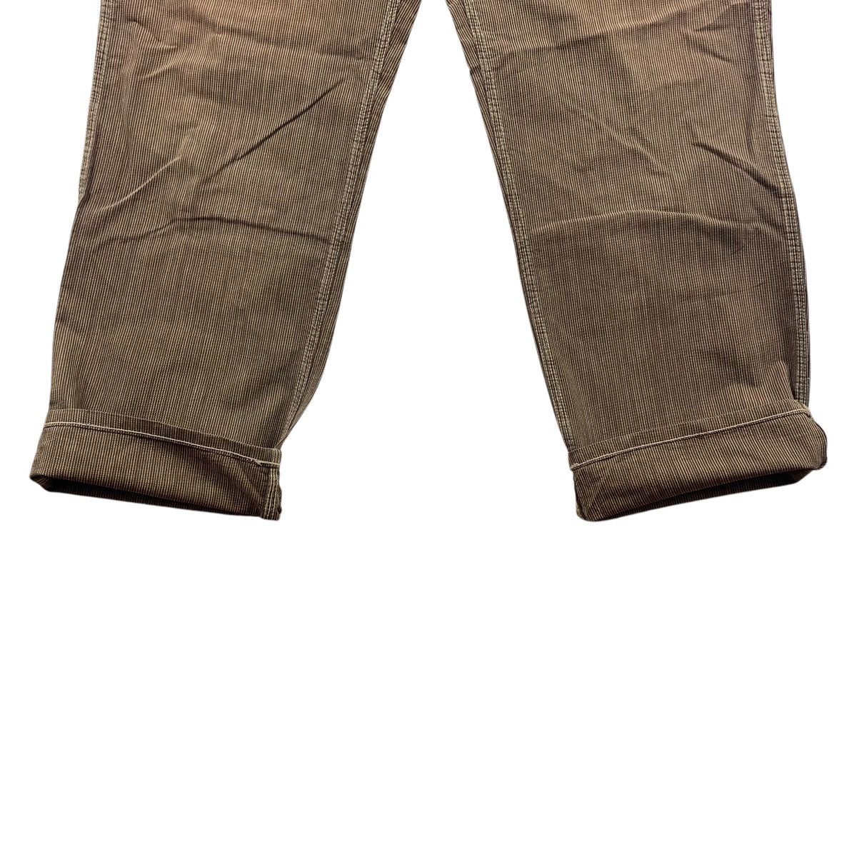 Supreme × Vintage Vintage SUPREME brown strip workpants USA made Size US 36 / EU 52 - 12 Thumbnail