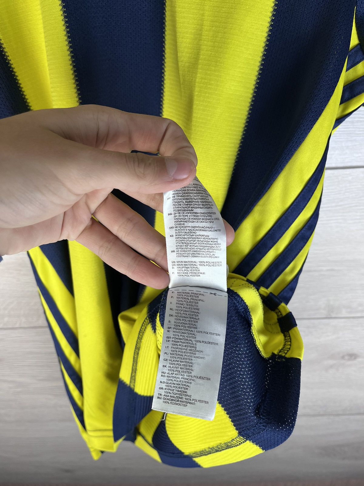 Adidas Mens soccer jersey Adidas FC Fenerbahce sport 1907 Size US S / EU 44-46 / 1 - 8 Thumbnail