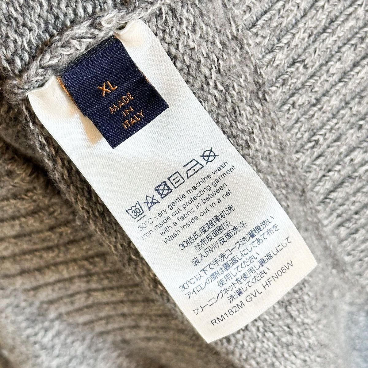 Louis Vuitton LV MERCI Cashmere Crewneck Sweater By Virgil Abloh Size US XL / EU 56 / 4 - 6 Thumbnail