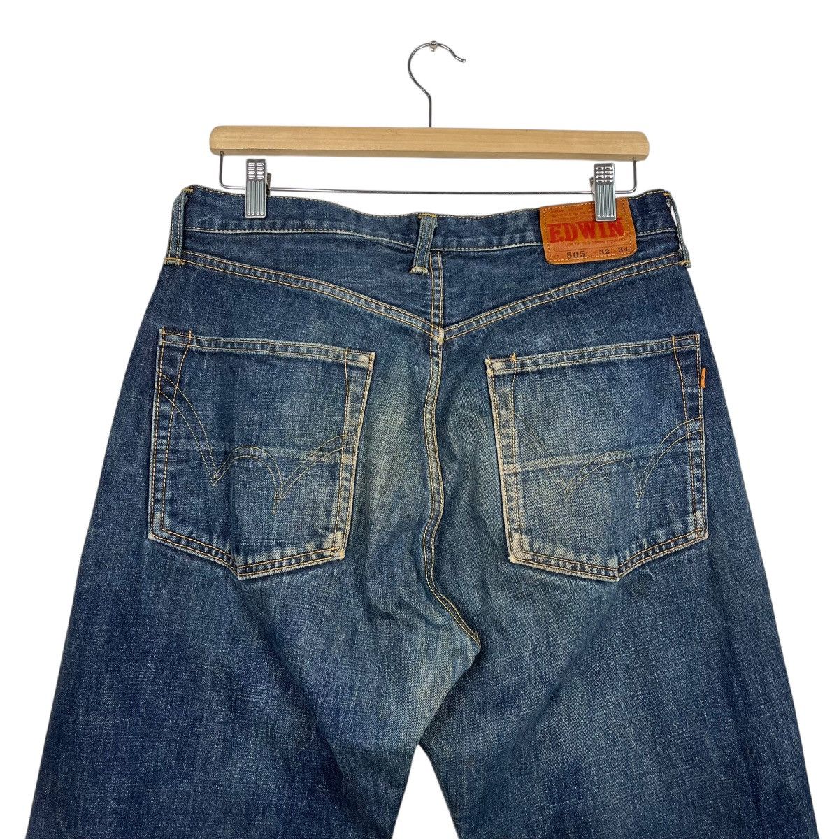 Edwin Vintage Edwin Lot 505 Redline Denim Jean Size US 32 / EU 48 - 8 Thumbnail