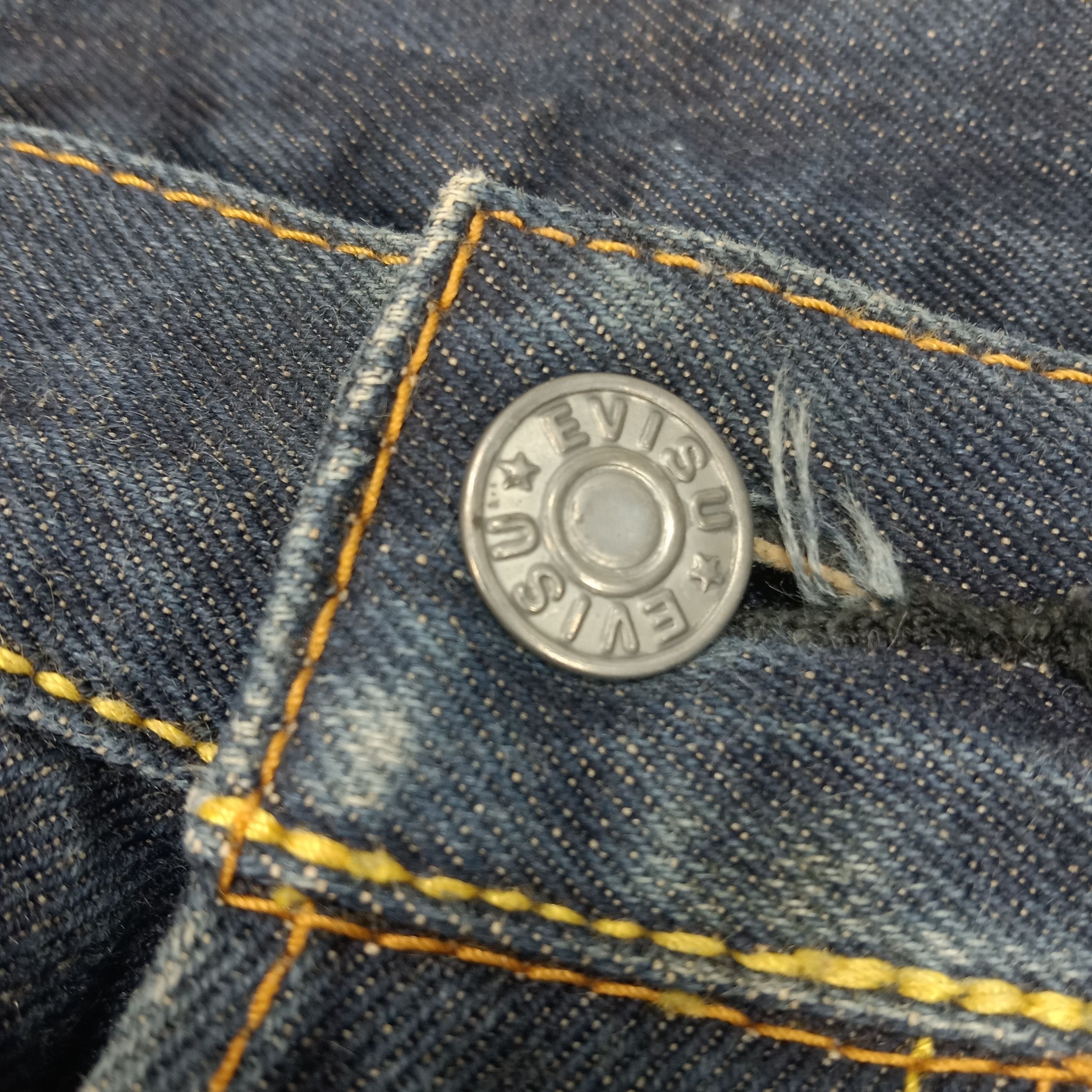 Evisu × Vintage Evisu Japanese Brand Daicock Art Denim Jeans Size US 31 - 7 Thumbnail